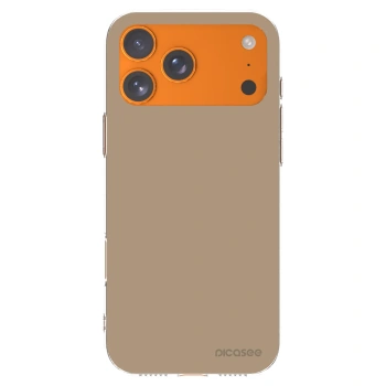 Picasee átlátszó szilikon tok az alábbi mobiltelefonokra Apple iPhone 17 Pro Max - Soft Sand