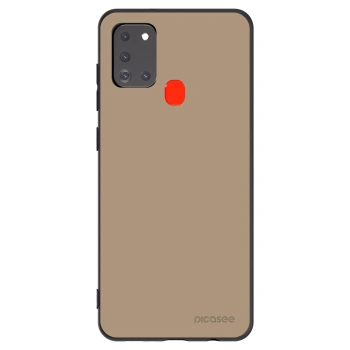 Picasee fekete szilikon tok az alábbi mobiltelefonokra Samsung Galaxy A21s - Soft Sand