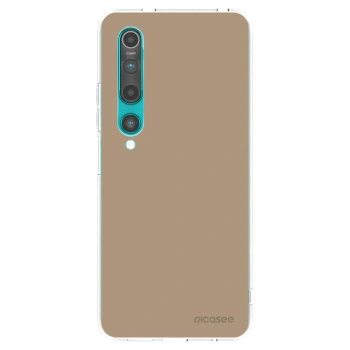 Picasee átlátszó szilikon tok az alábbi mobiltelefonokra Xiaomi Mi 10 - Soft Sand