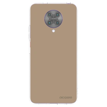Picasee átlátszó szilikon tok az alábbi mobiltelefonokra Xiaomi Poco F2 Pro - Soft Sand
