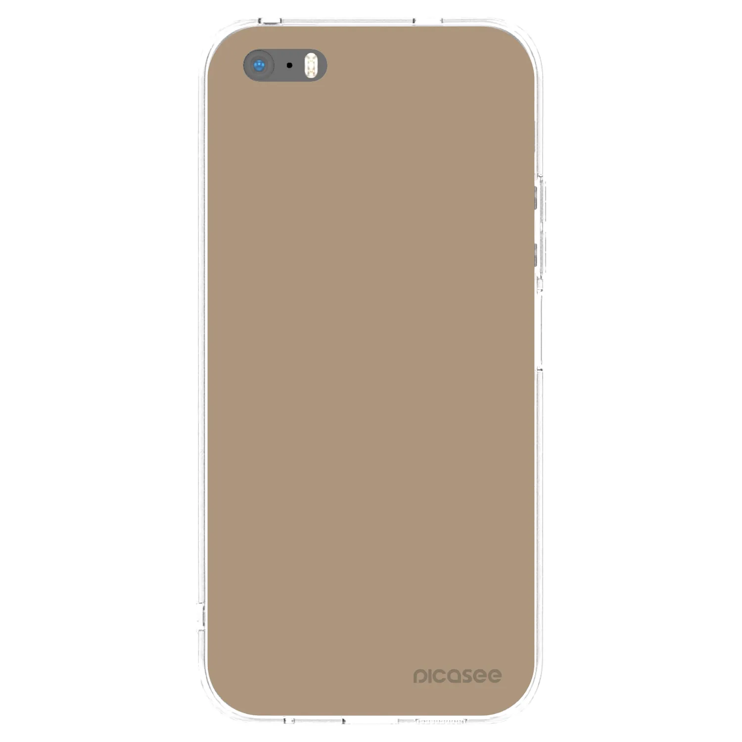 Picasee átlátszó szilikon tok az alábbi mobiltelefonokra Apple iPhone 6 Plus/6S Plus - Soft Sand