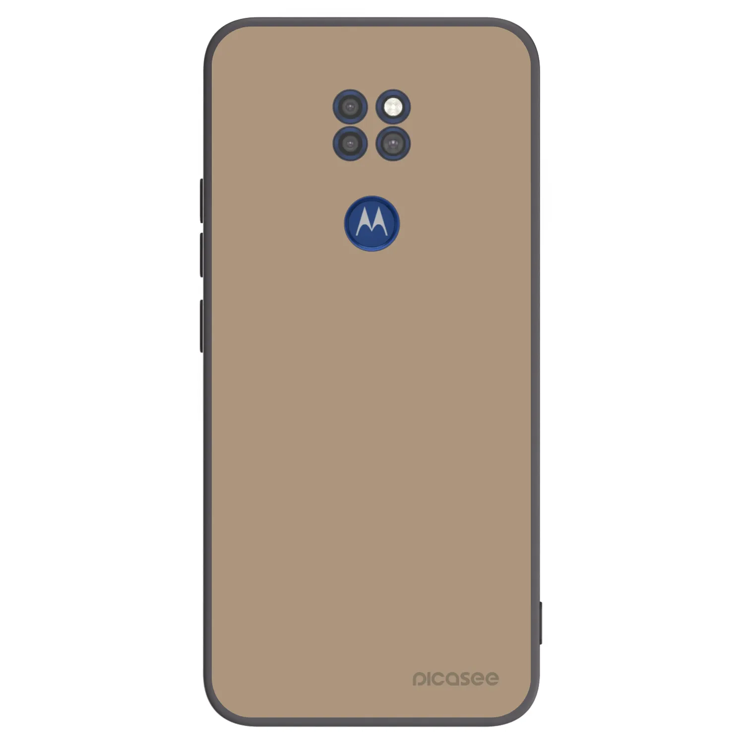 Picasee fekete szilikon tok az alábbi mobiltelefonokra Motorola Moto G9 Play - Soft Sand