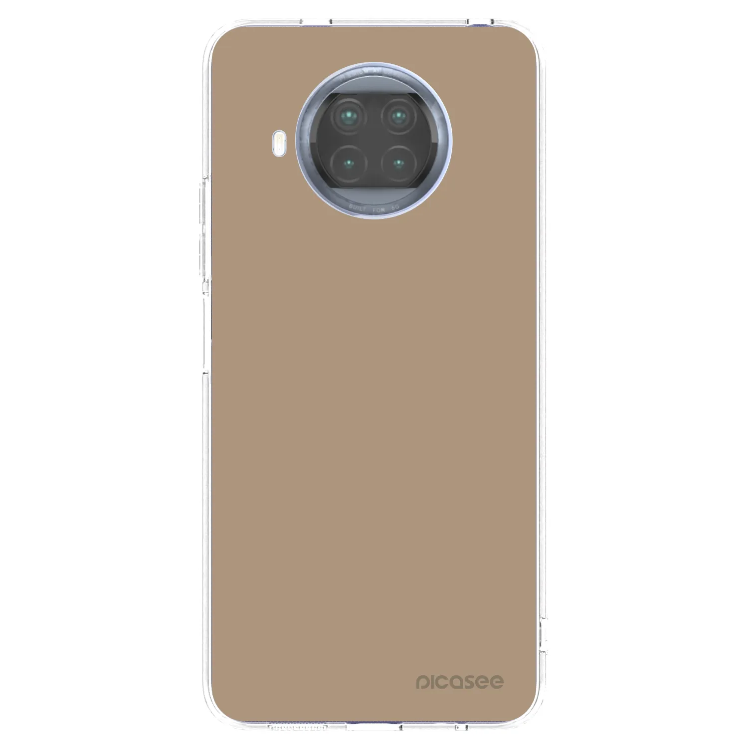 Picasee átlátszó szilikon tok az alábbi mobiltelefonokra Xiaomi Mi 10T Lite - Soft Sand