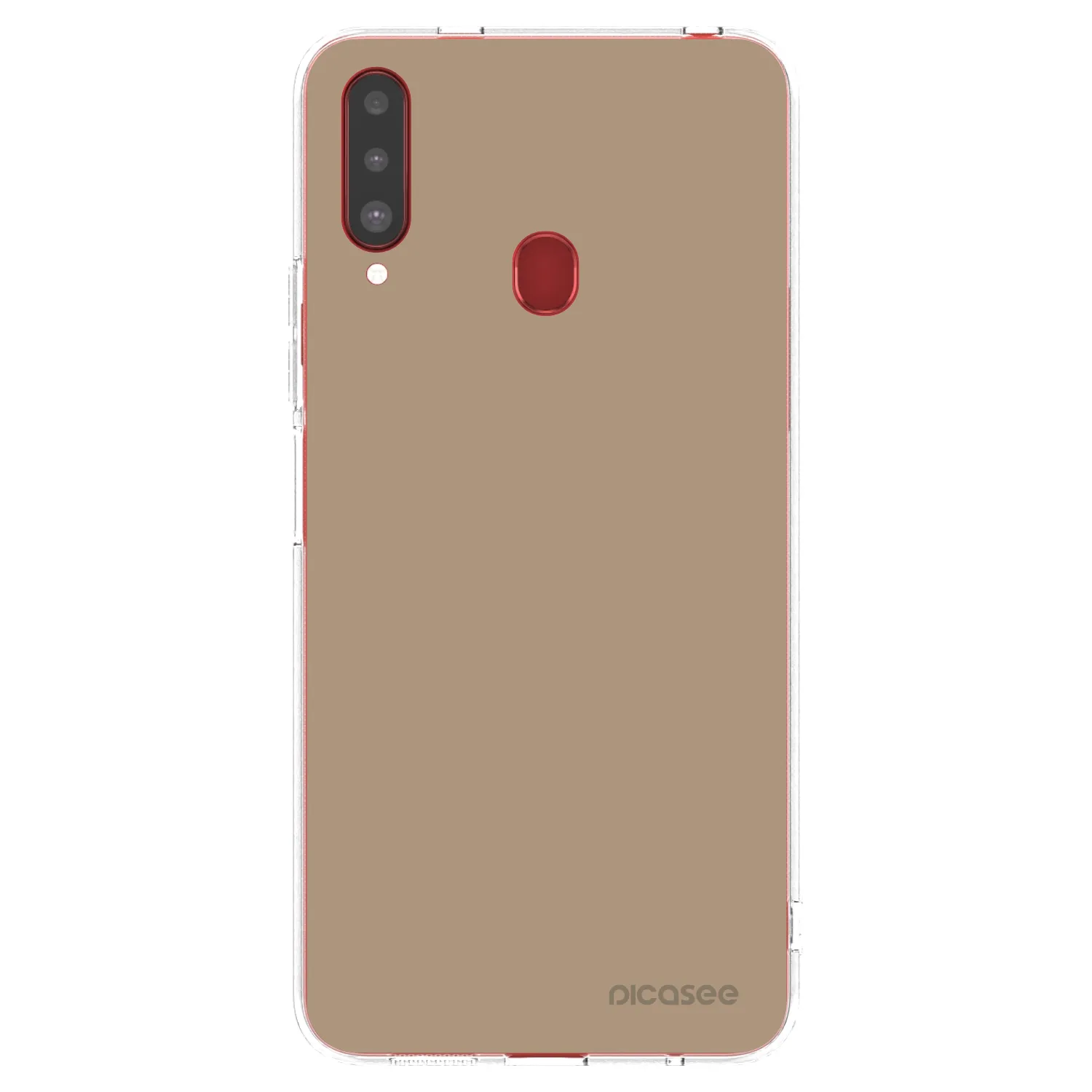 Picasee átlátszó szilikon tok az alábbi mobiltelefonokra Samsung Galaxy A20s - Soft Sand