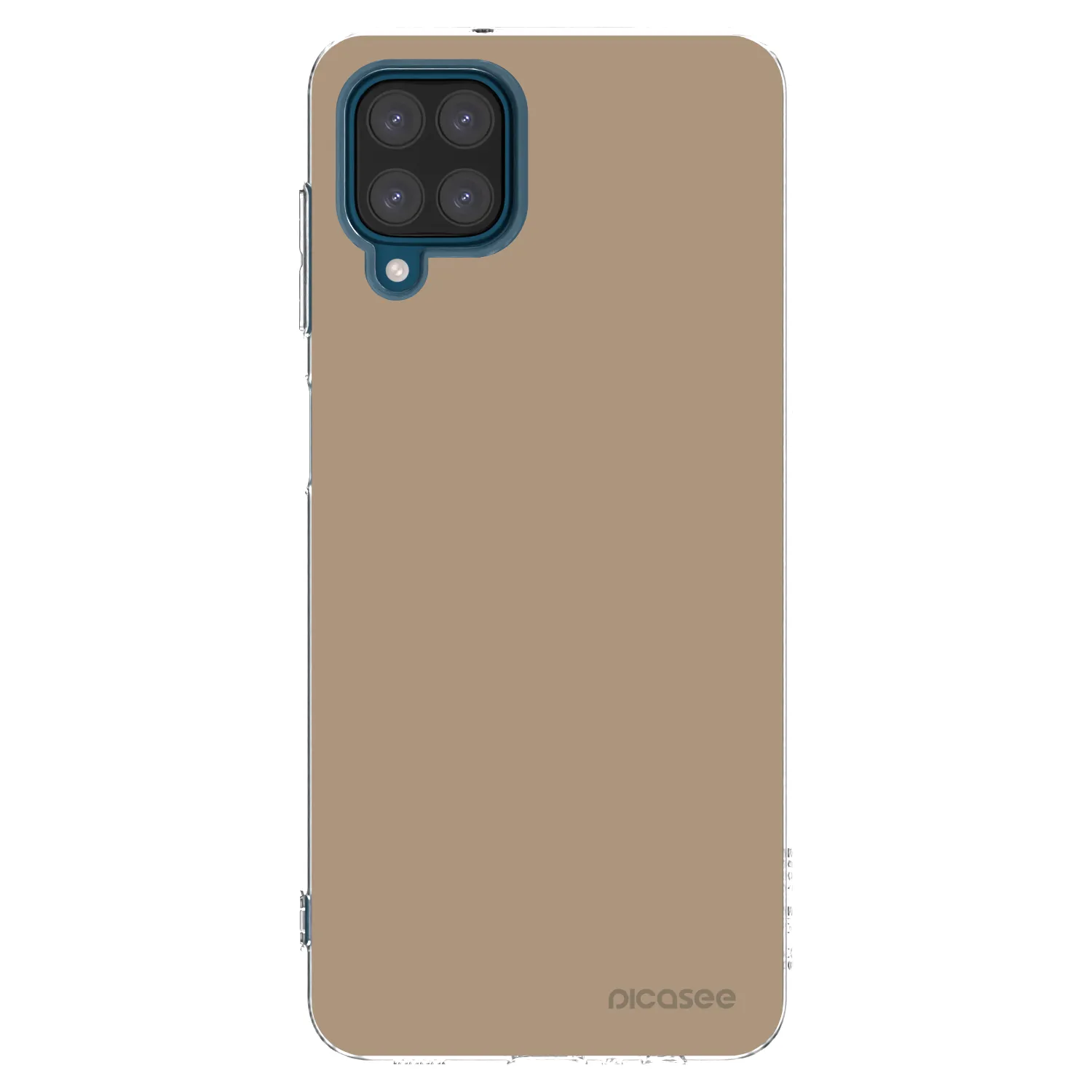 Picasee átlátszó szilikon tok az alábbi mobiltelefonokra Samsung Galaxy A12 A125F - Soft Sand