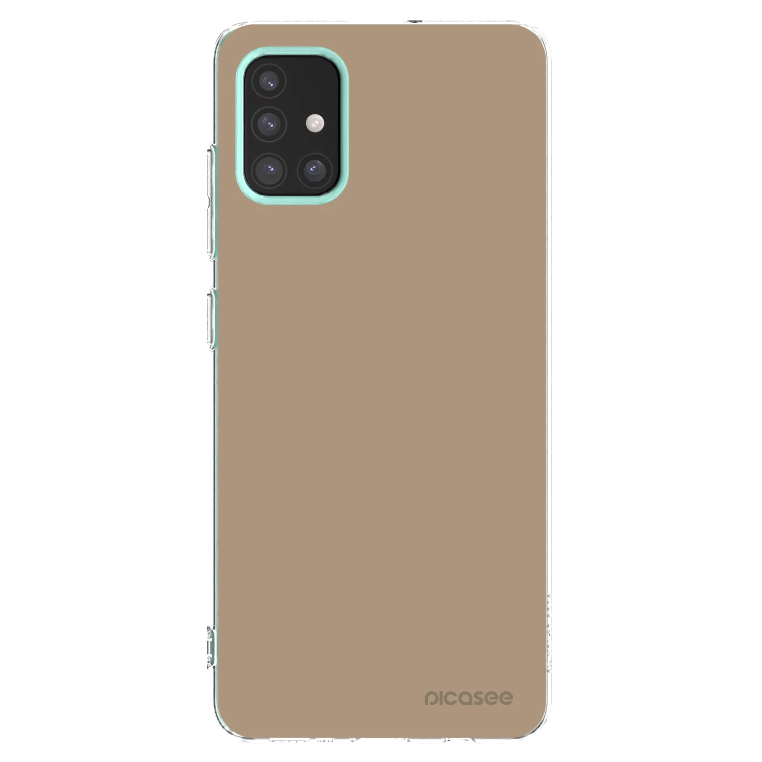 Picasee átlátszó szilikon tok az alábbi mobiltelefonokra Samsung Galaxy M31s - Soft Sand