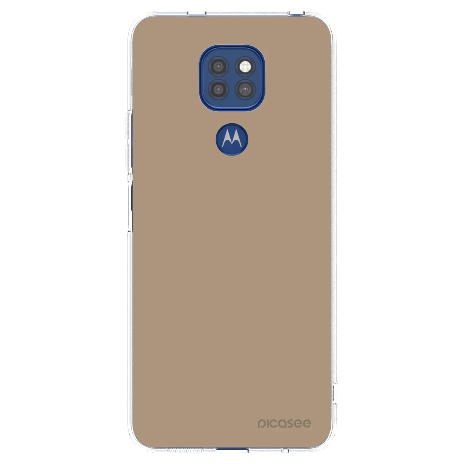 Picasee átlátszó szilikon tok az alábbi mobiltelefonokra Motorola Moto G9 Play - Soft Sand