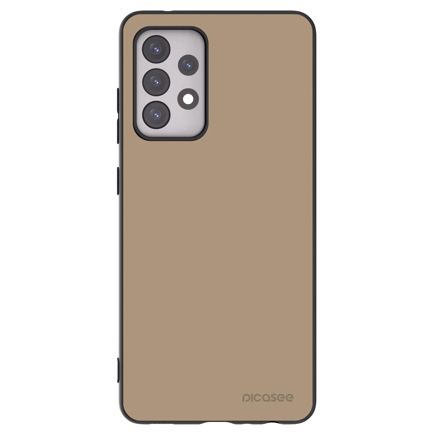 Picasee fekete szilikon tok az alábbi mobiltelefonokra Samsung Galaxy A52 5G A525F - Soft Sand