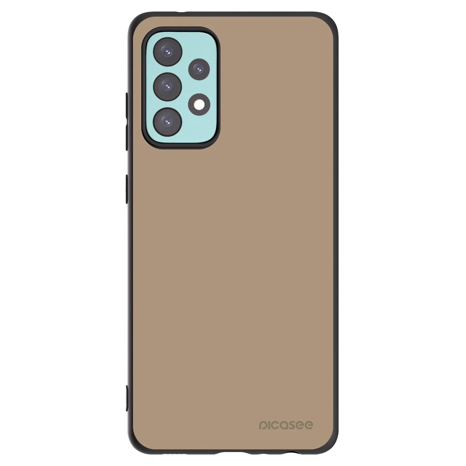 Picasee fekete szilikon tok az alábbi mobiltelefonokra Samsung Galaxy A72 A725F - Soft Sand
