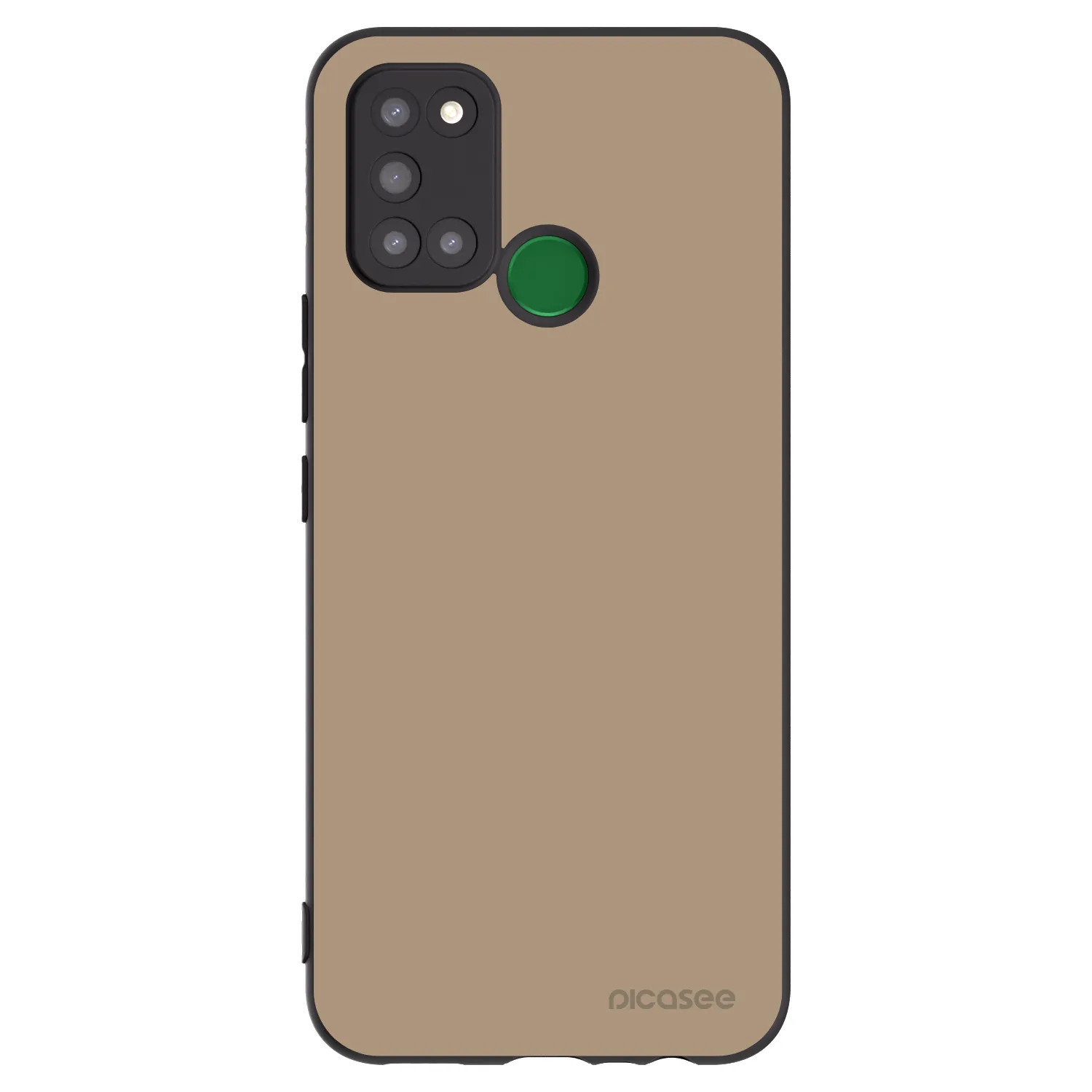 Picasee fekete szilikon tok az alábbi mobiltelefonokra Realme 7i - Soft Sand