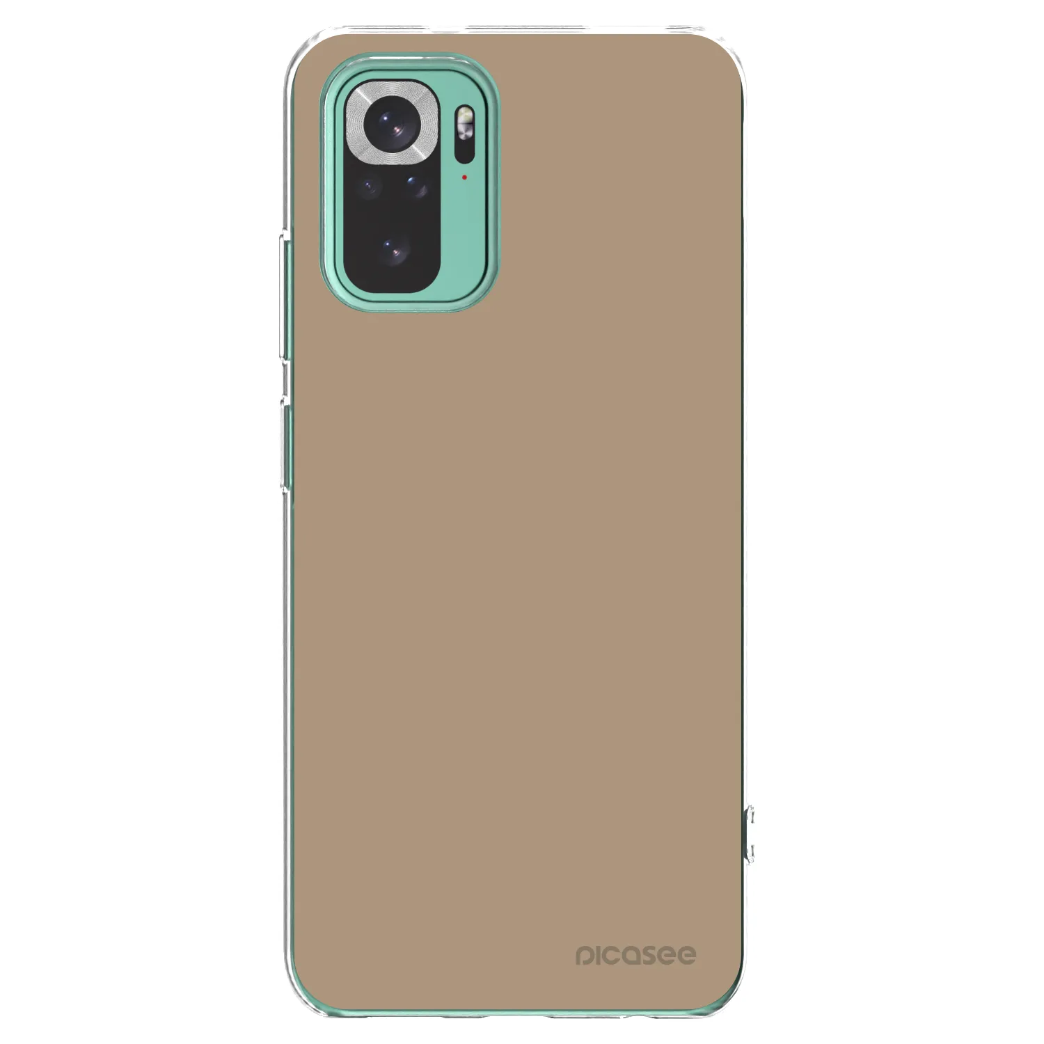 Picasee átlátszó szilikon tok az alábbi mobiltelefonokra Xiaomi Redmi Note 10 Pro - Soft Sand