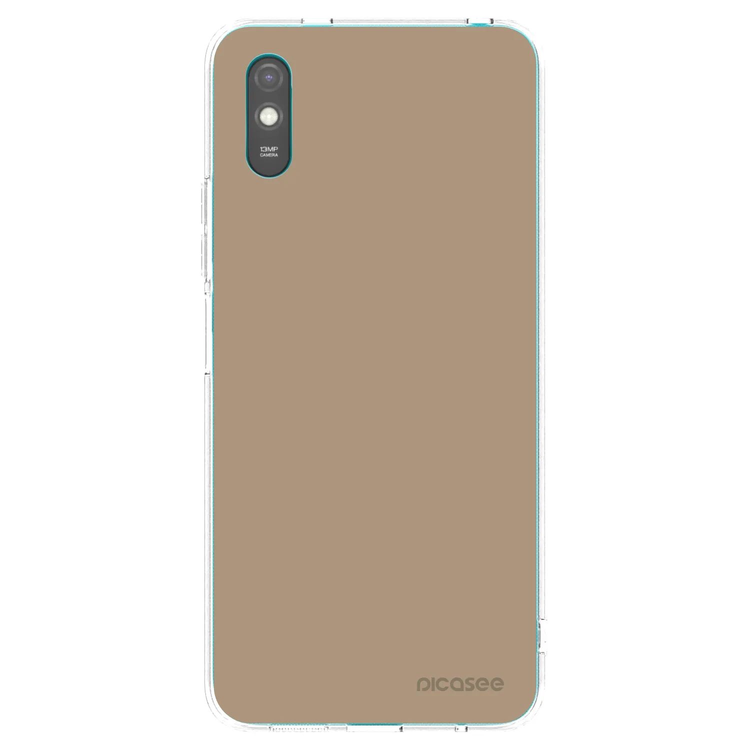 Picasee átlátszó szilikon tok az alábbi mobiltelefonokra Xiaomi Redmi 9AT - Soft Sand