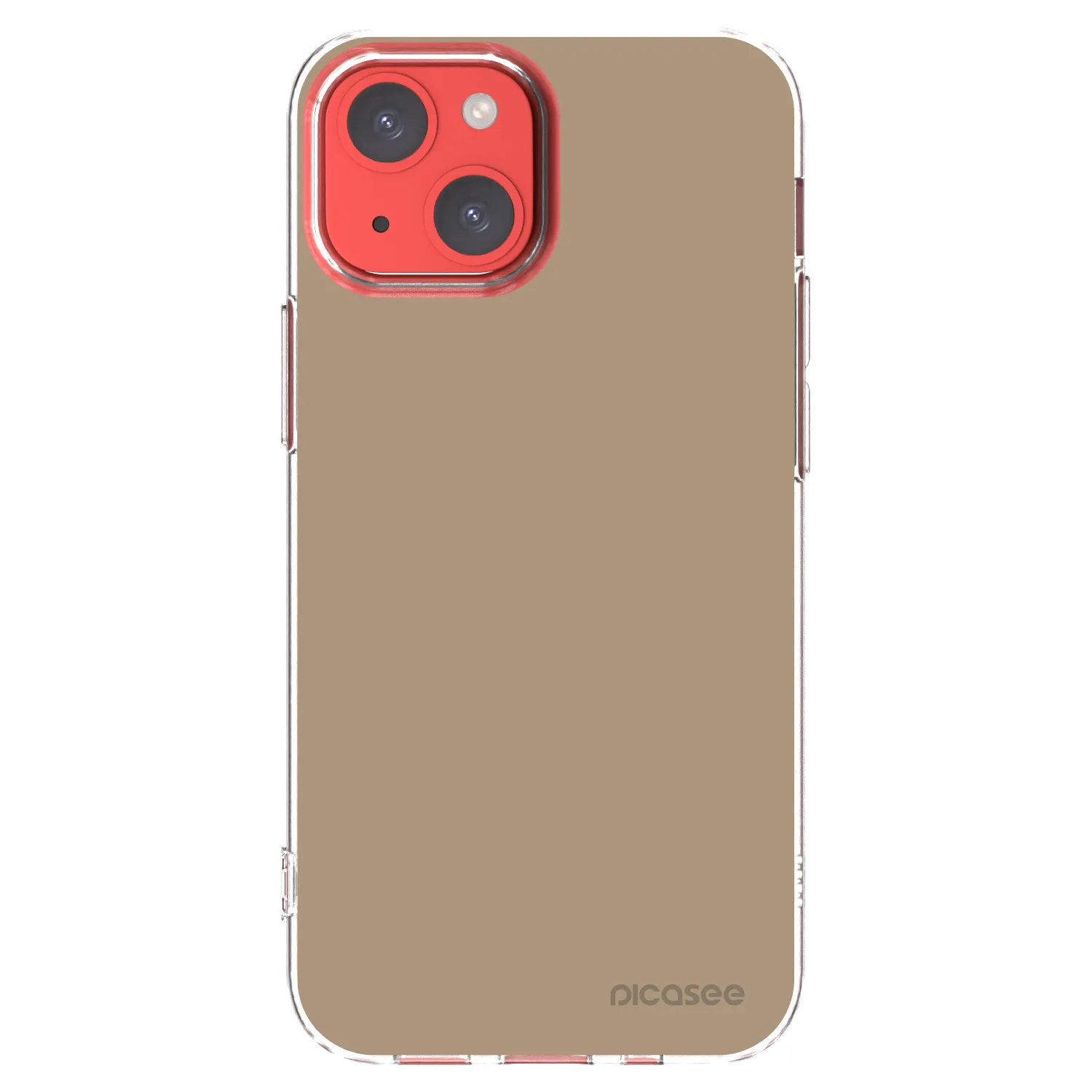 Picasee átlátszó szilikon tok az alábbi mobiltelefonokra Apple iPhone 13 mini - Soft Sand