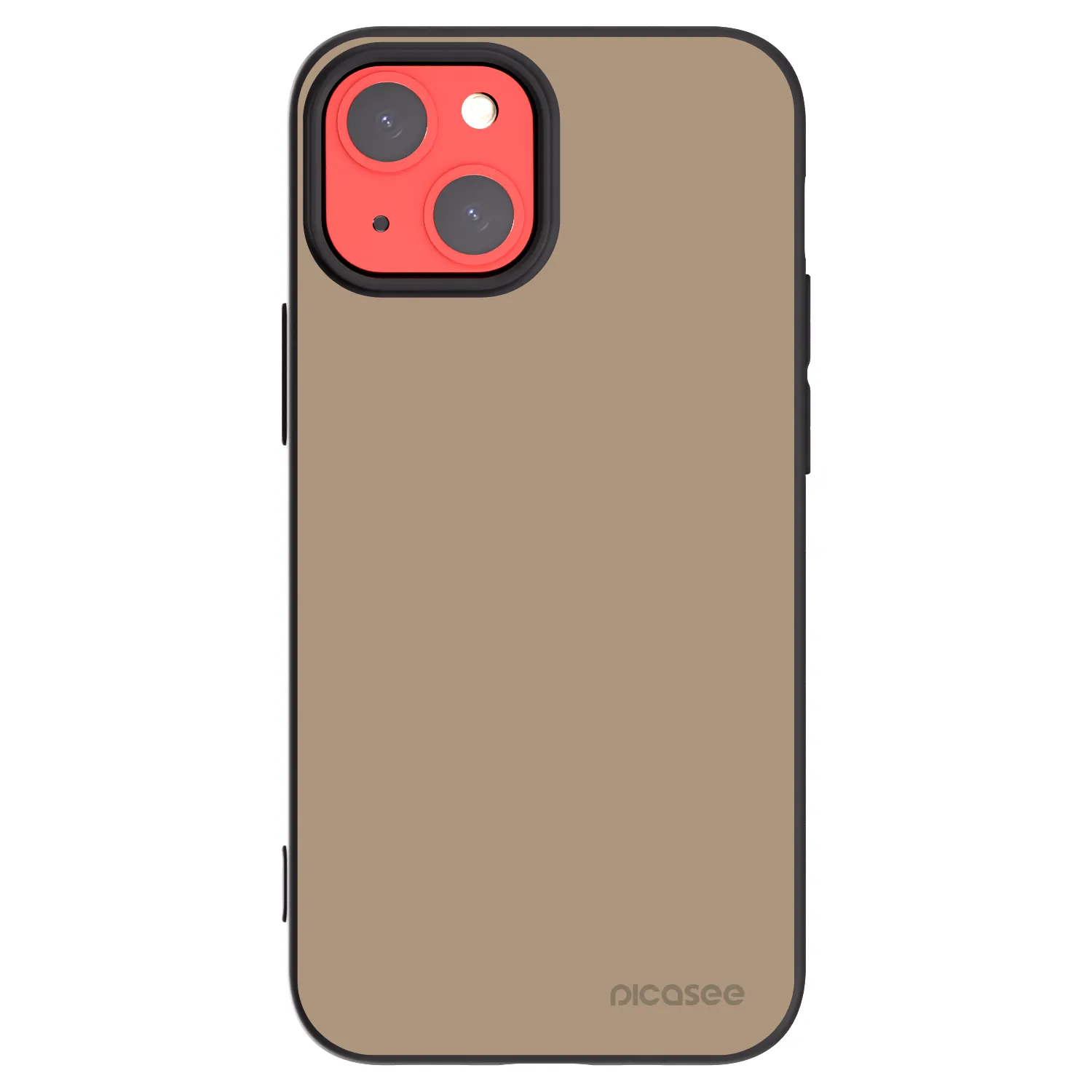 Picasee fekete szilikon tok az alábbi mobiltelefonokra Apple iPhone 13 mini - Soft Sand
