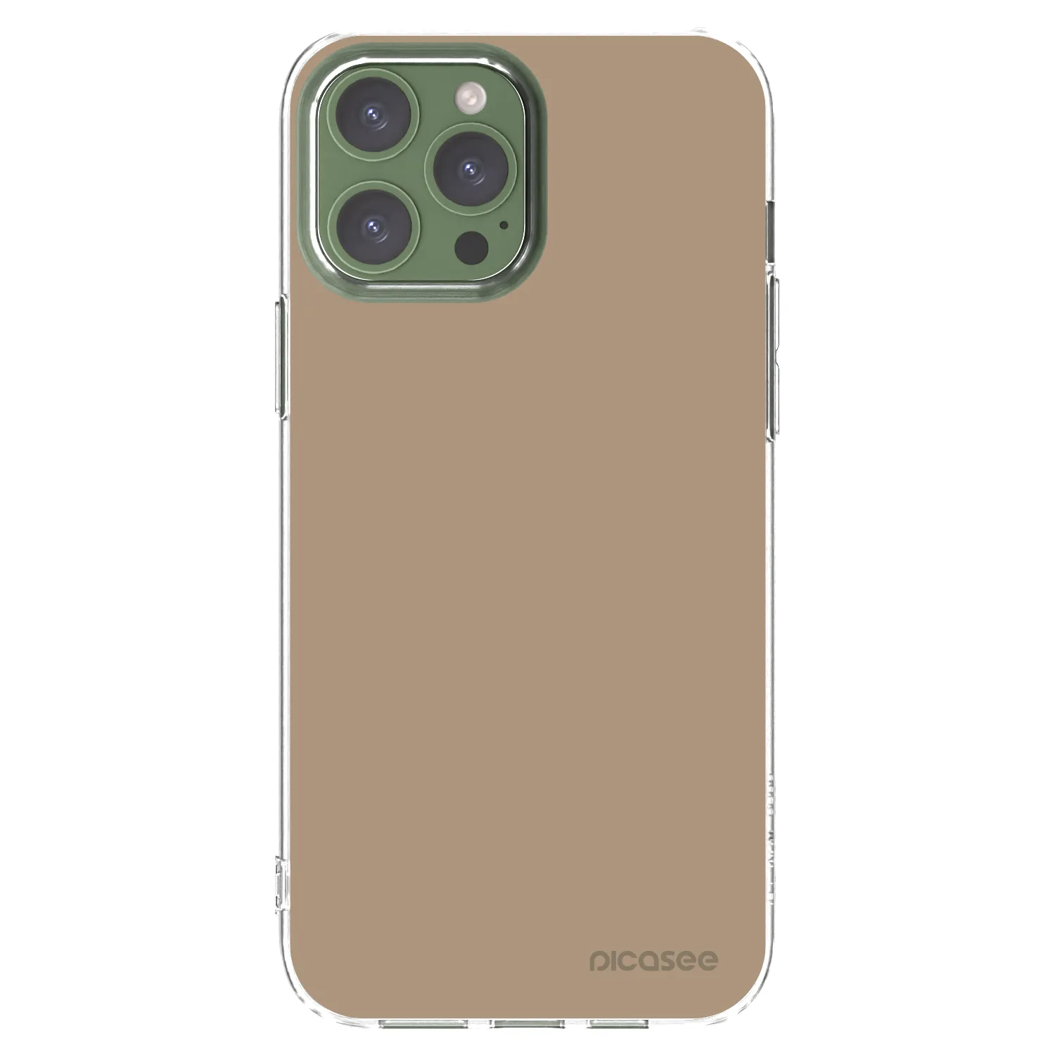 Picasee átlátszó szilikon tok az alábbi mobiltelefonokra Apple iPhone 13 Pro Max - Soft Sand