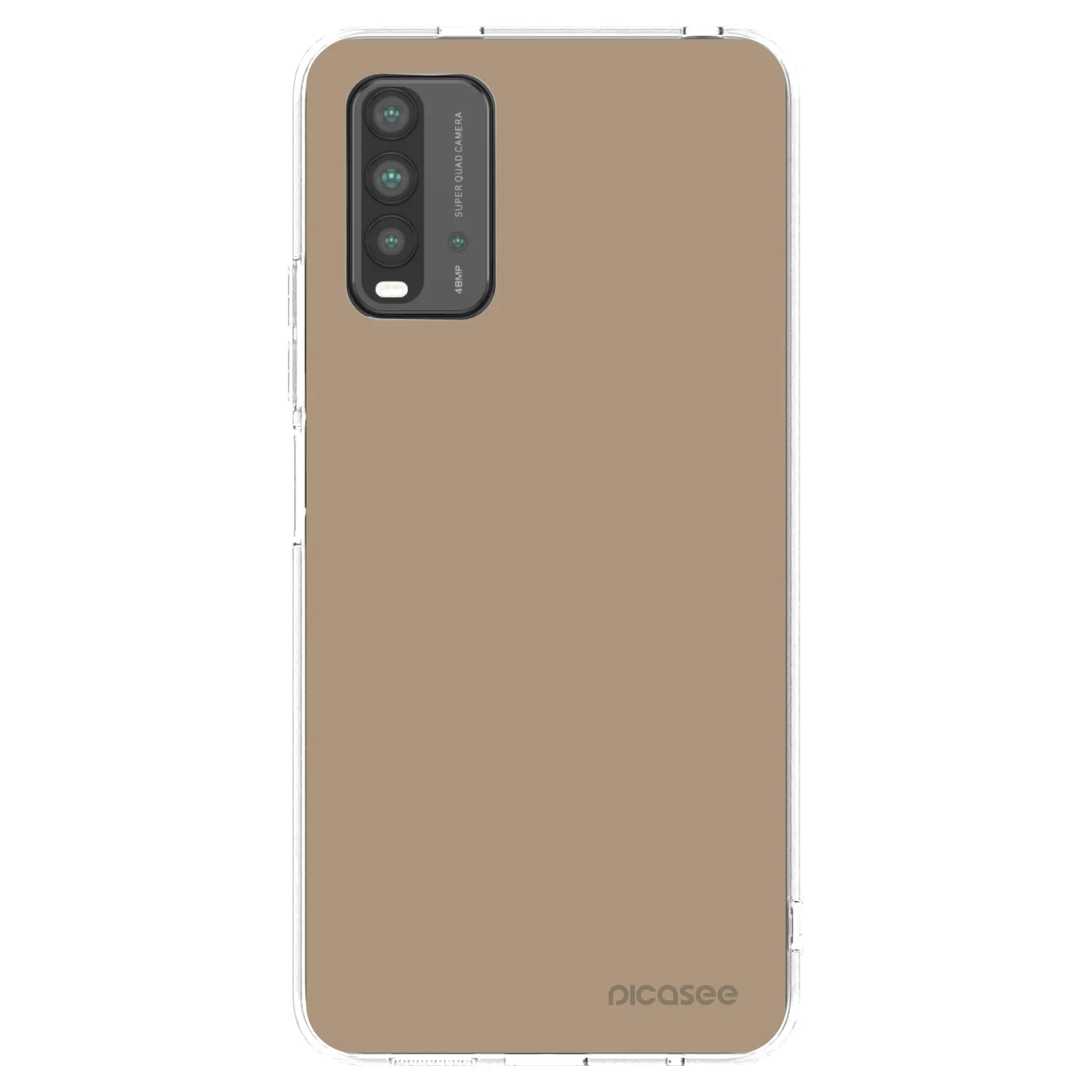 Picasee átlátszó szilikon tok az alábbi mobiltelefonokra Xiaomi Redmi 9T - Soft Sand