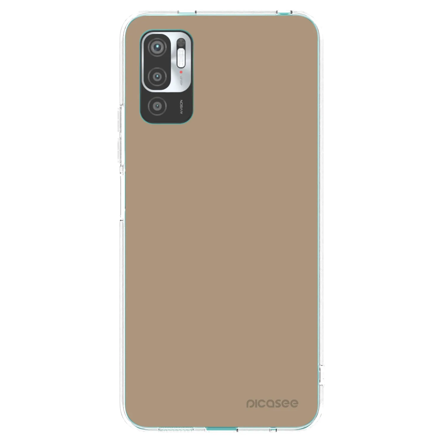 Picasee átlátszó szilikon tok az alábbi mobiltelefonokra Xiaomi Redmi Note 10 5G - Soft Sand