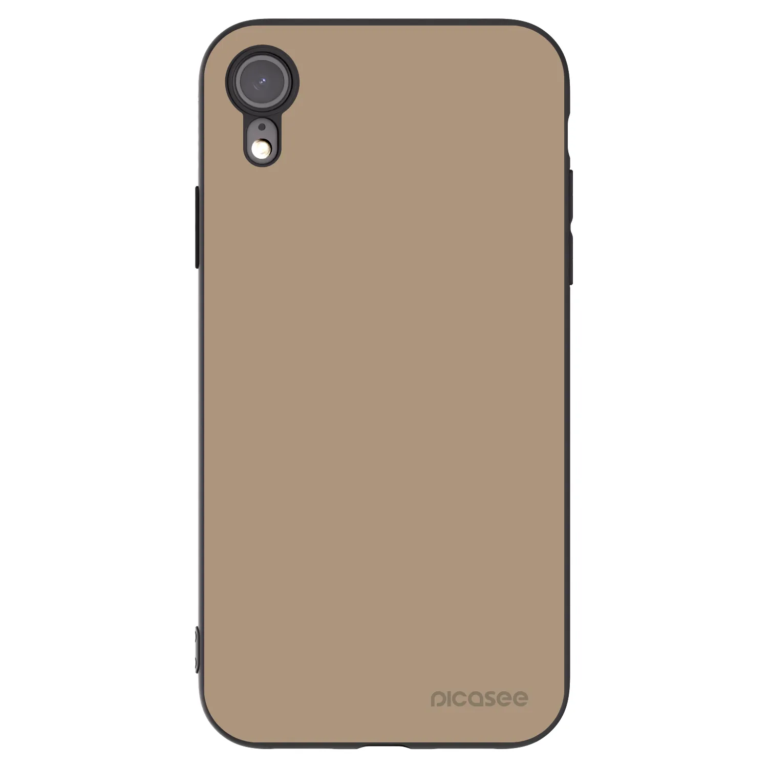 Picasee fekete szilikon tok az alábbi mobiltelefonokra Apple iPhone XR - Soft Sand