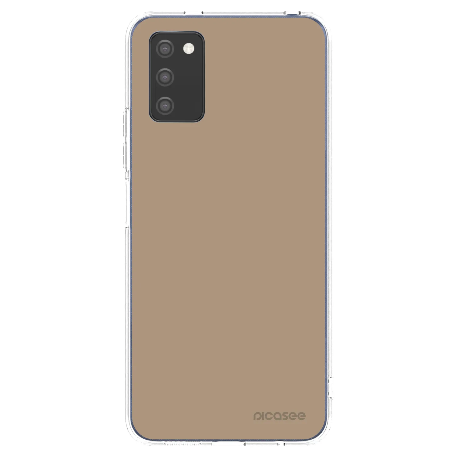 Picasee átlátszó szilikon tok az alábbi mobiltelefonokra Samsung Galaxy A02s A025G - Soft Sand