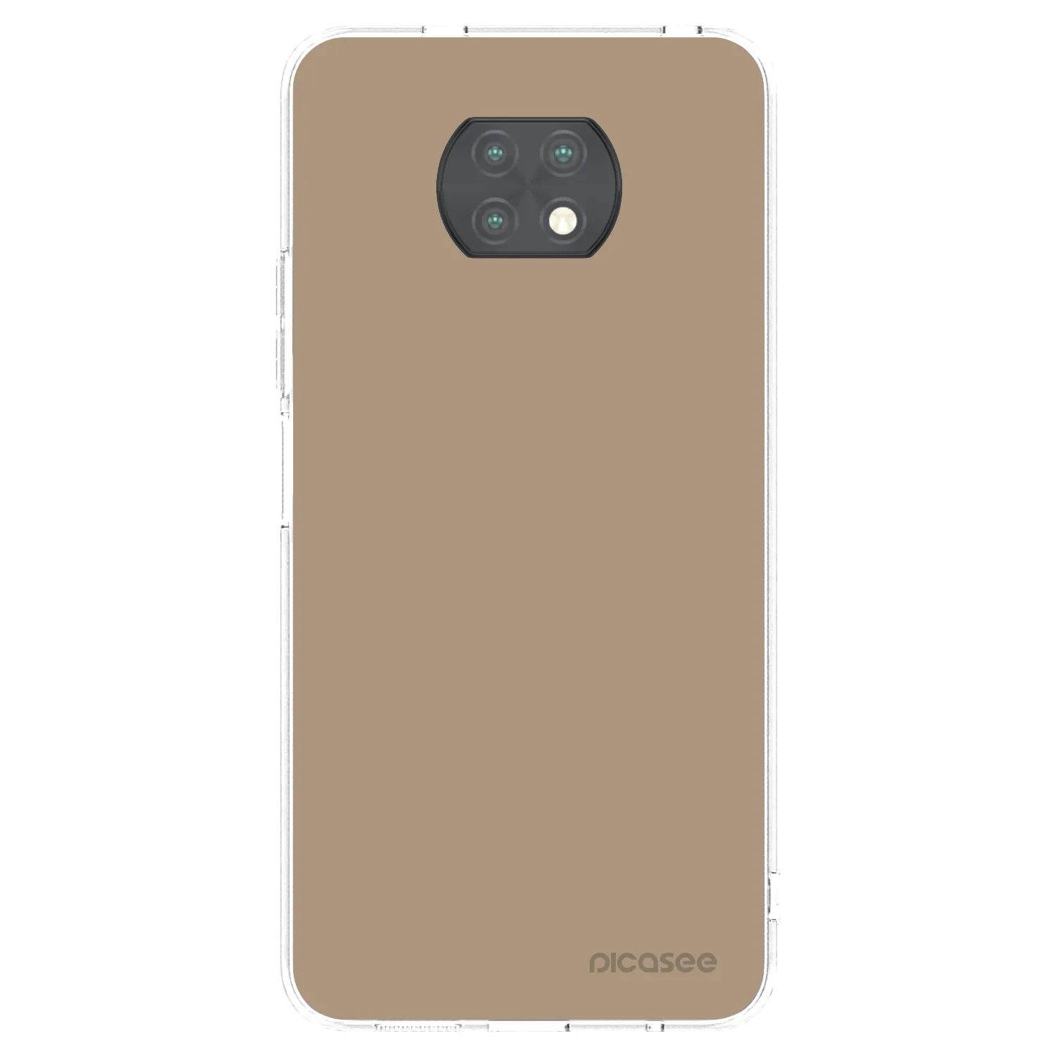 Picasee átlátszó szilikon tok az alábbi mobiltelefonokra Xiaomi Redmi Note 9T - Soft Sand