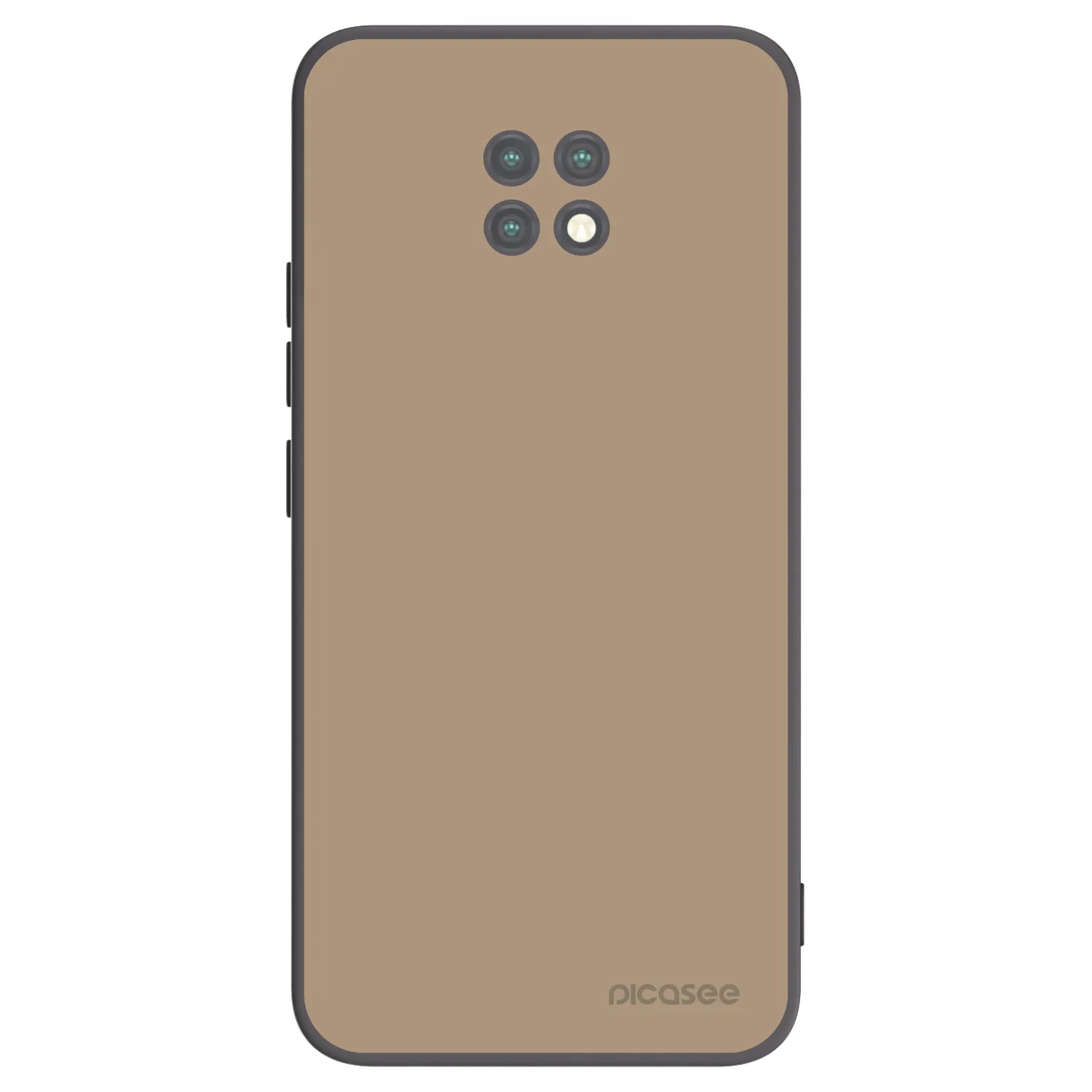 Picasee fekete szilikon tok az alábbi mobiltelefonokra Xiaomi Redmi Note 9T - Soft Sand