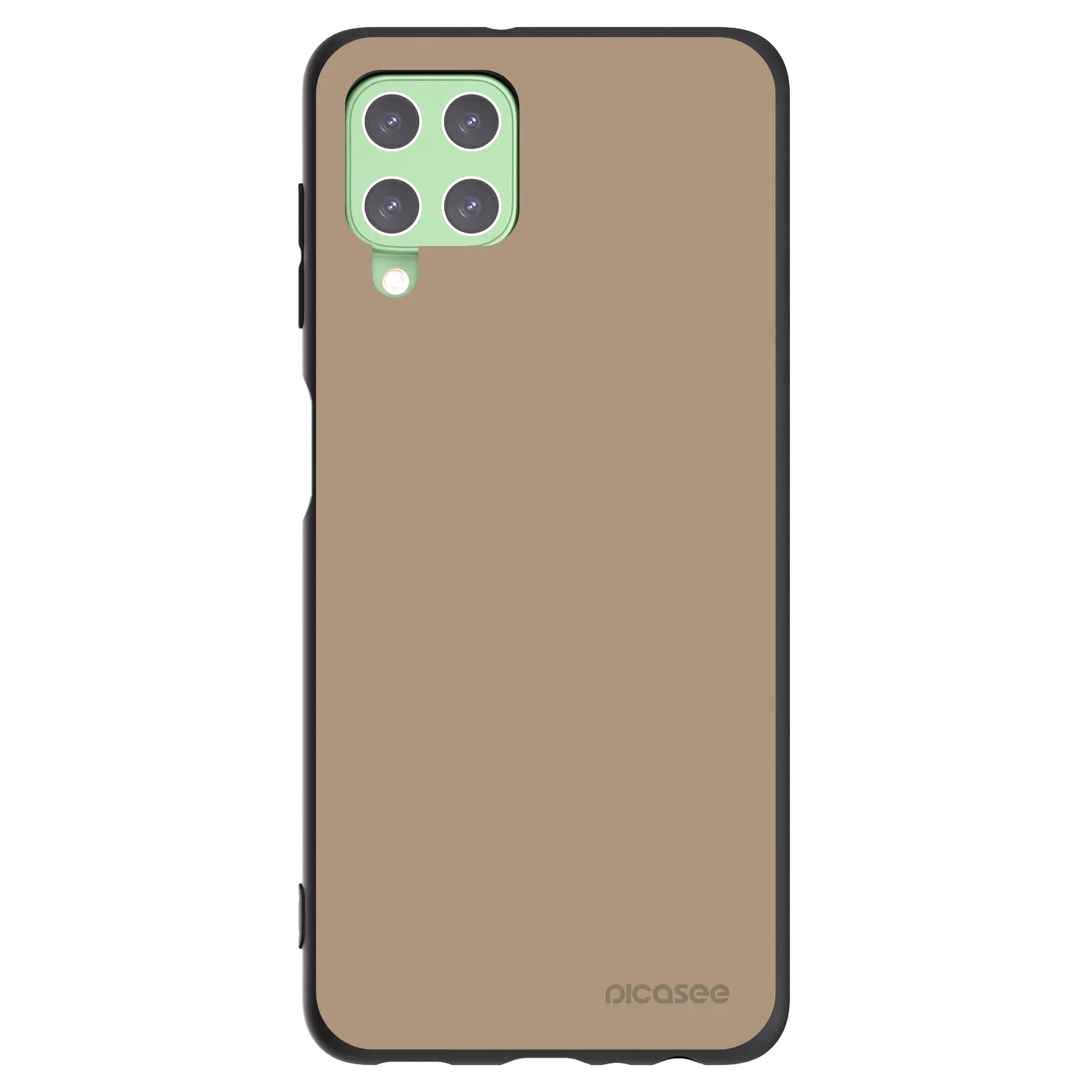 Picasee fekete szilikon tok az alábbi mobiltelefonokra Samsung Galaxy A22 A225F 4G - Soft Sand