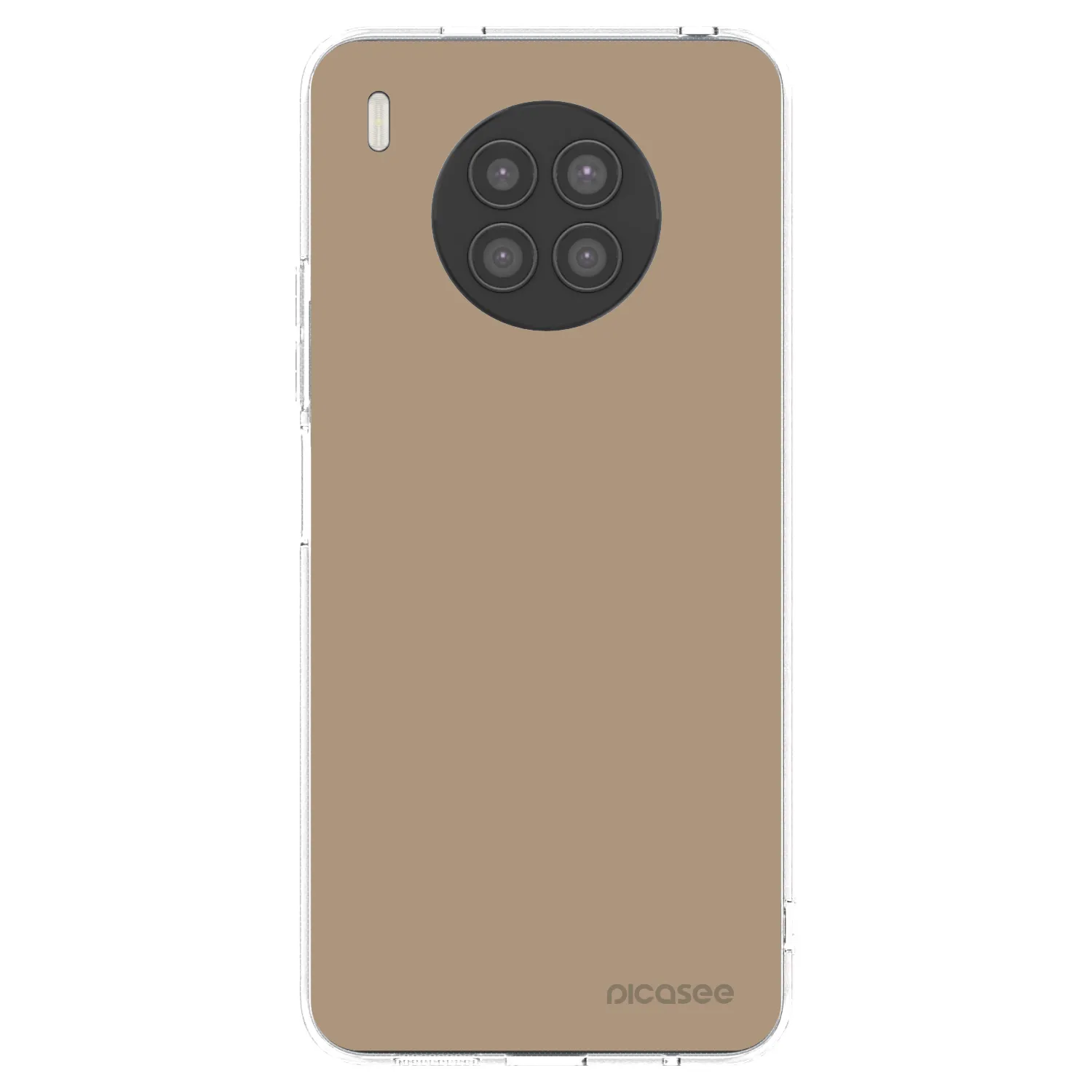 Picasee átlátszó szilikon tok az alábbi mobiltelefonokra Huawei Nova 8i - Soft Sand