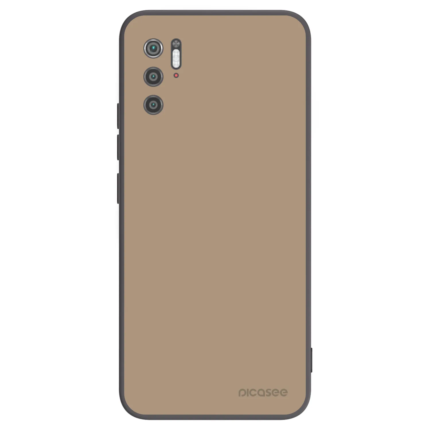 Picasee fekete szilikon tok az alábbi mobiltelefonokra Xiaomi Poco M3 Pro 5G - Soft Sand