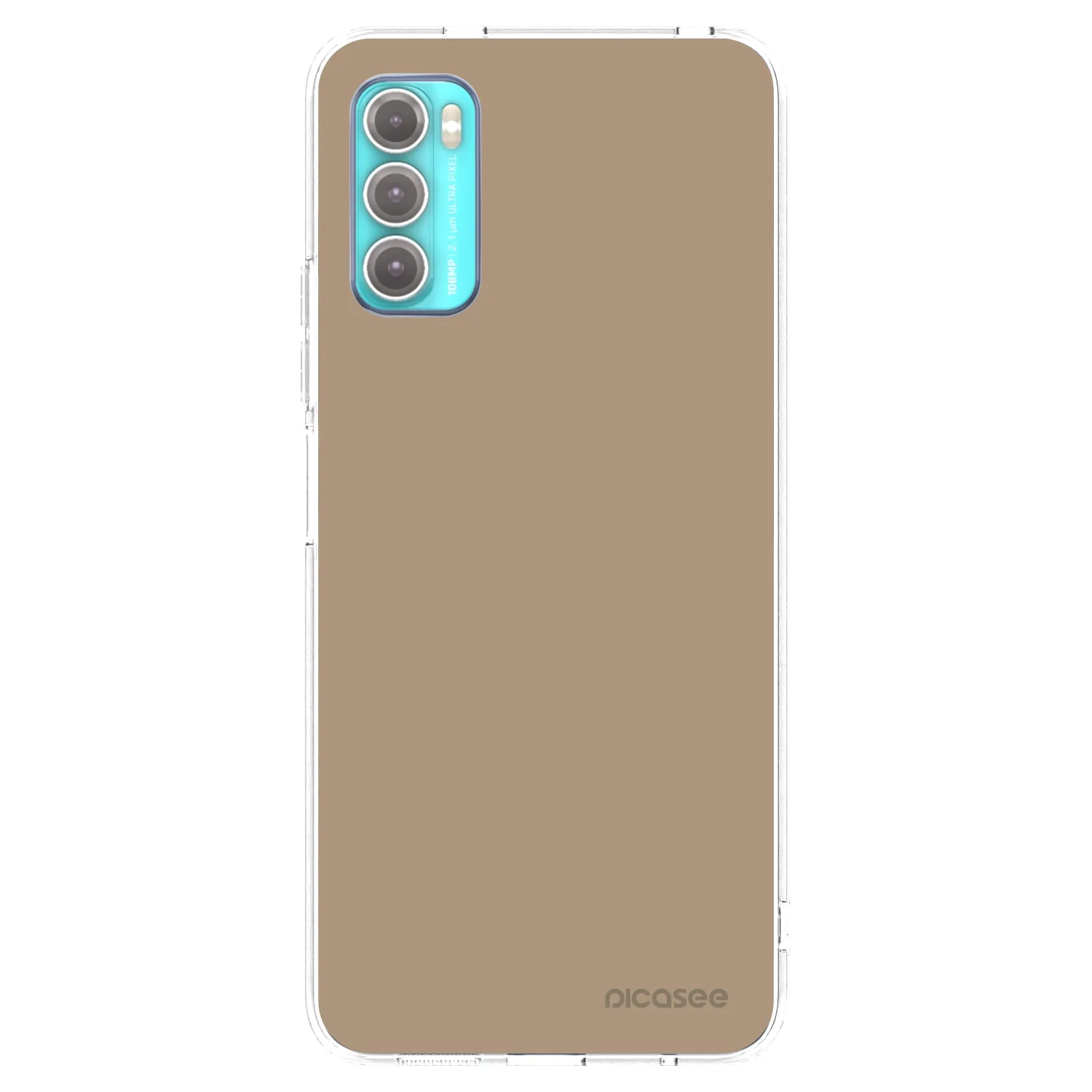 Picasee átlátszó szilikon tok az alábbi mobiltelefonokra Motorola Moto G60 - Soft Sand