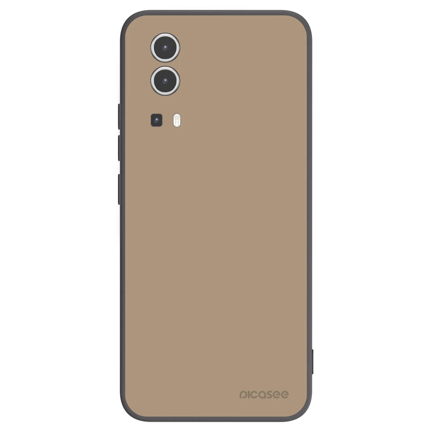 Picasee fekete szilikon tok az alábbi mobiltelefonokra Vivo Y72 5G - Soft Sand