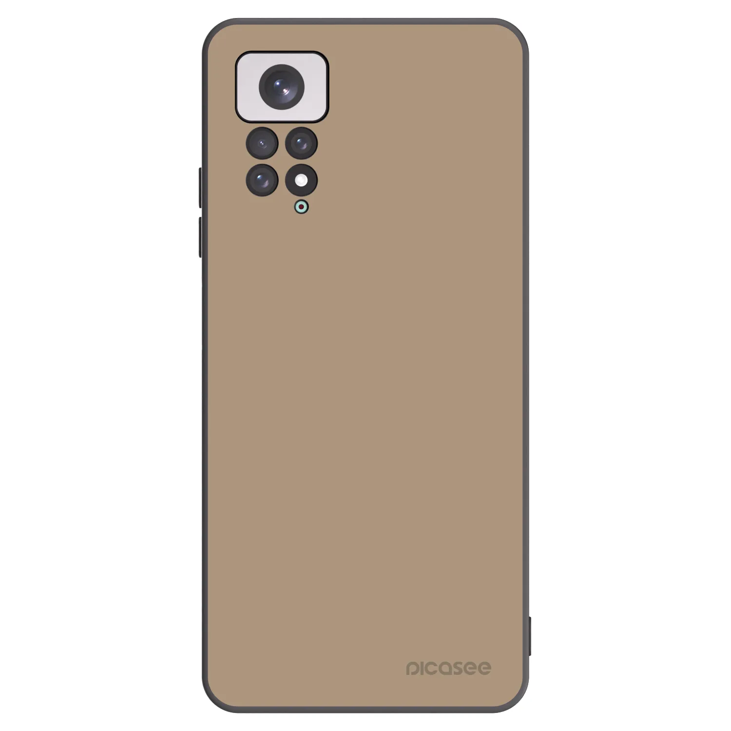 Picasee fekete szilikon tok az alábbi mobiltelefonokra Xiaomi Redmi Note 11 - Soft Sand