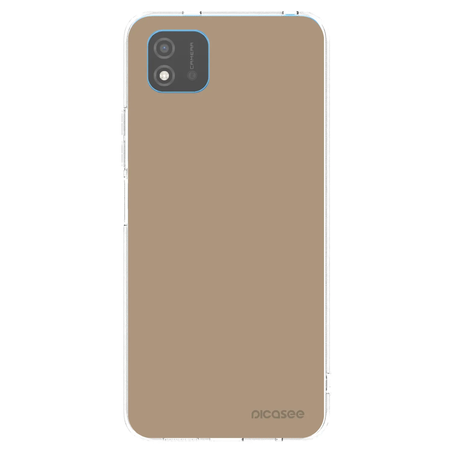 Picasee átlátszó szilikon tok az alábbi mobiltelefonokra Realme C11 (2021) - Soft Sand