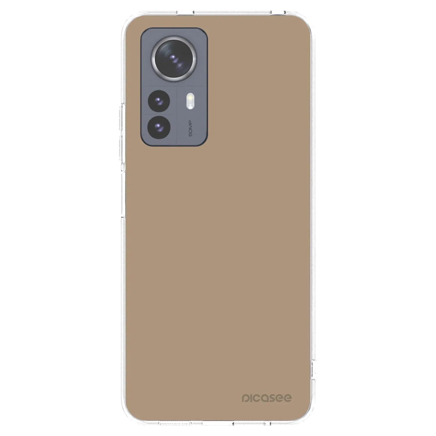 Picasee átlátszó szilikon tok az alábbi mobiltelefonokra Xiaomi 12 Pro - Soft Sand