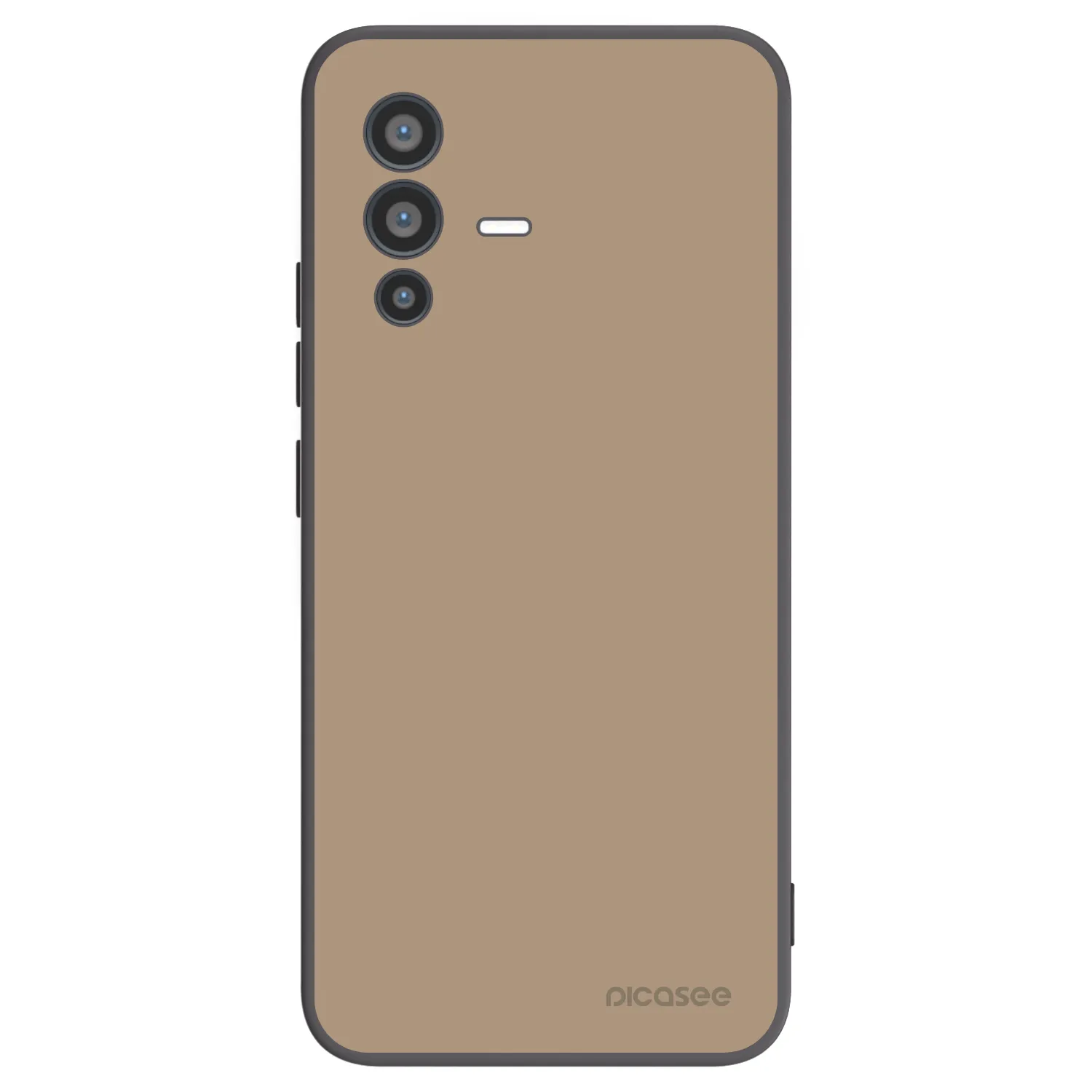 Picasee fekete szilikon tok az alábbi mobiltelefonokra Vivo V23 5G - Soft Sand