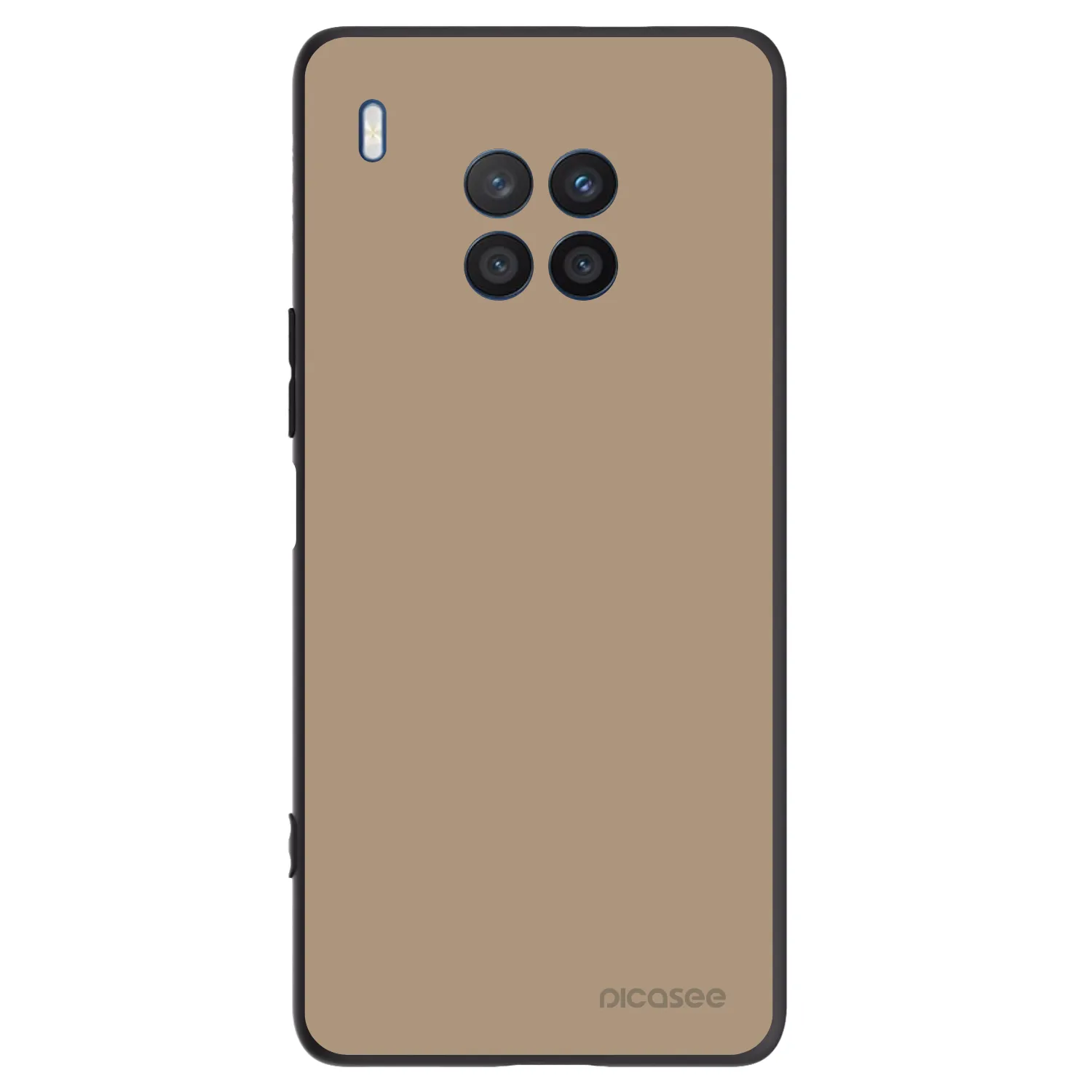 Picasee fekete szilikon tok az alábbi mobiltelefonokra Honor 50 Lite - Soft Sand