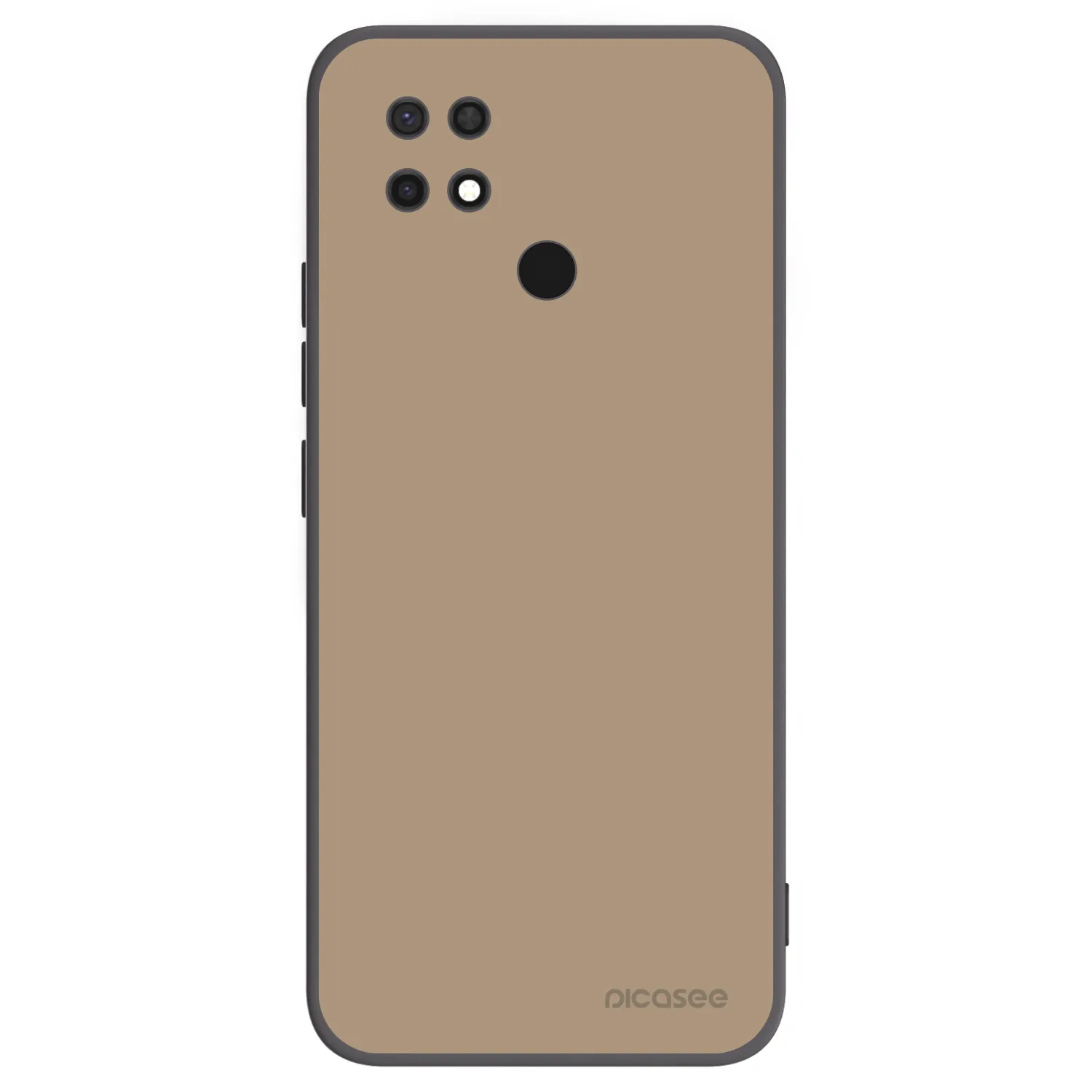 Picasee fekete szilikon tok az alábbi mobiltelefonokra Xiaomi Redmi 10C - Soft Sand