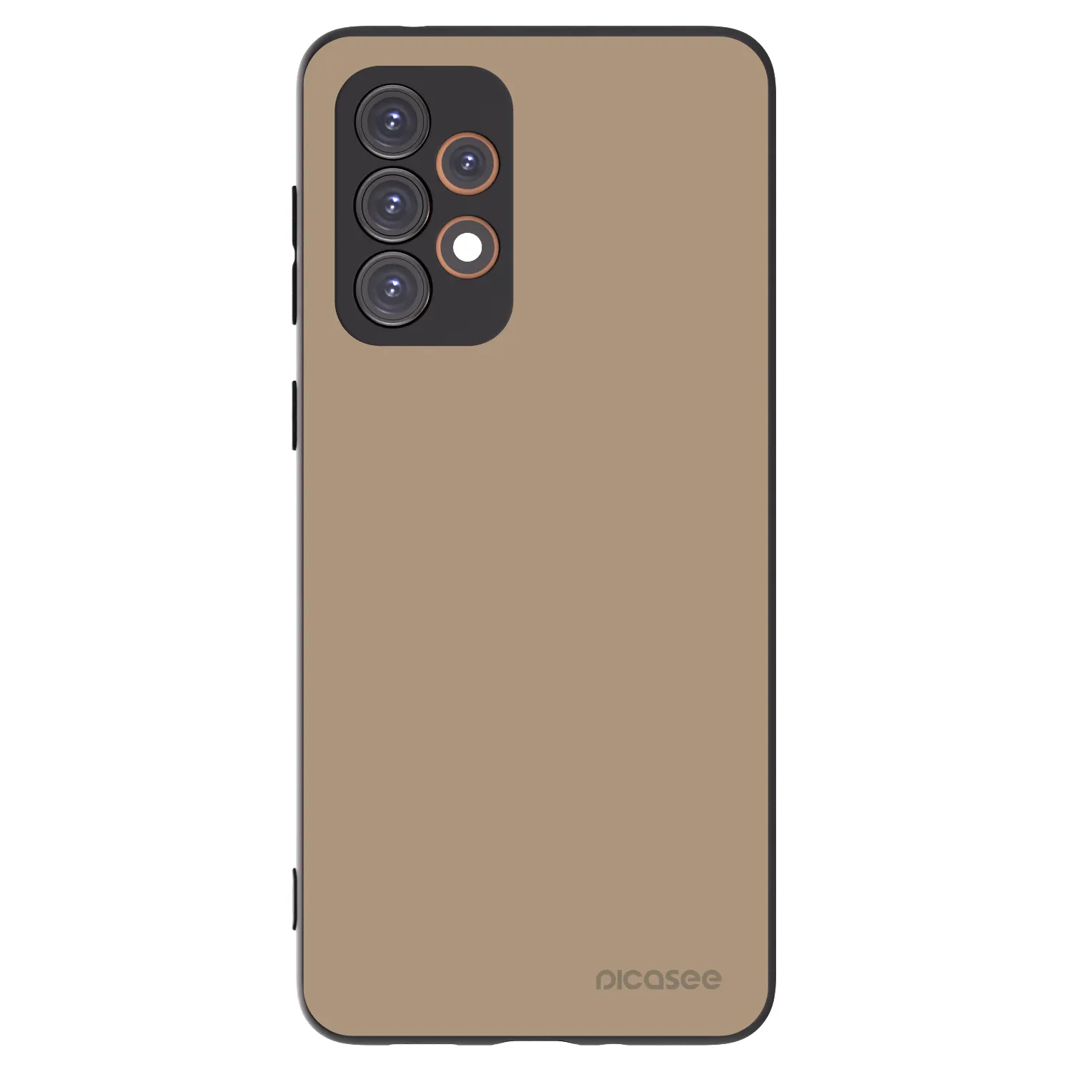 Picasee fekete szilikon tok az alábbi mobiltelefonokra Samsung Galaxy A33 5G A336 - Soft Sand