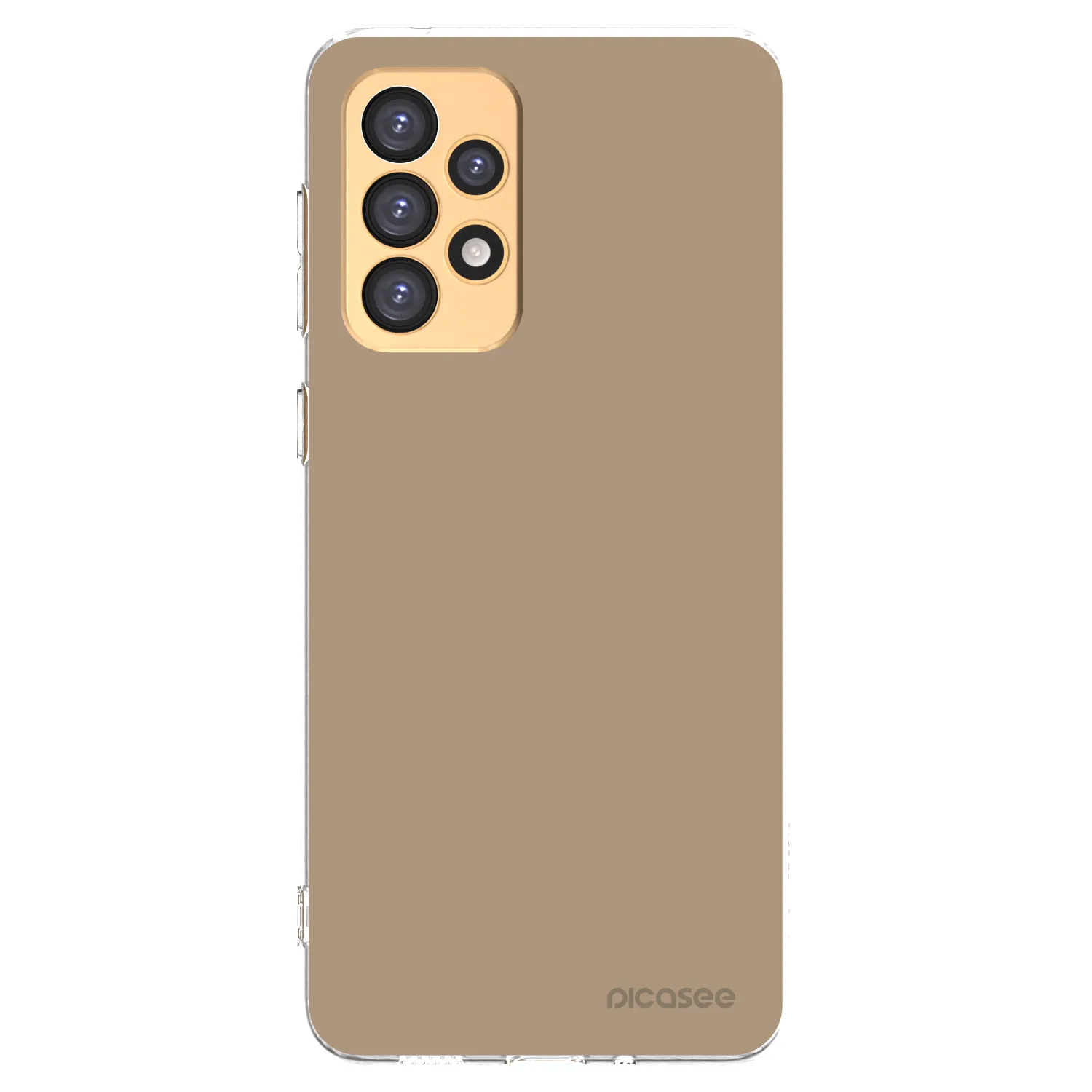 Picasee átlátszó szilikon tok az alábbi mobiltelefonokra Samsung Galaxy A33 5G A336 - Soft Sand