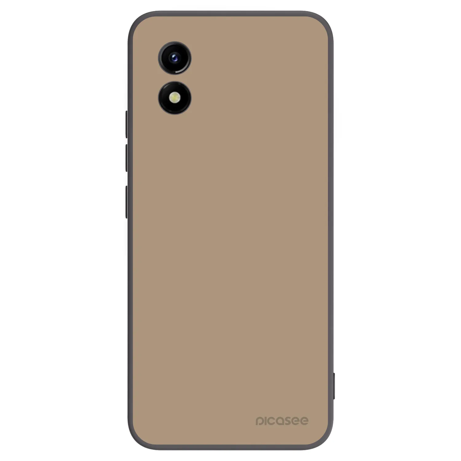 Picasee fekete szilikon tok az alábbi mobiltelefonokra Vivo Y01 - Soft Sand
