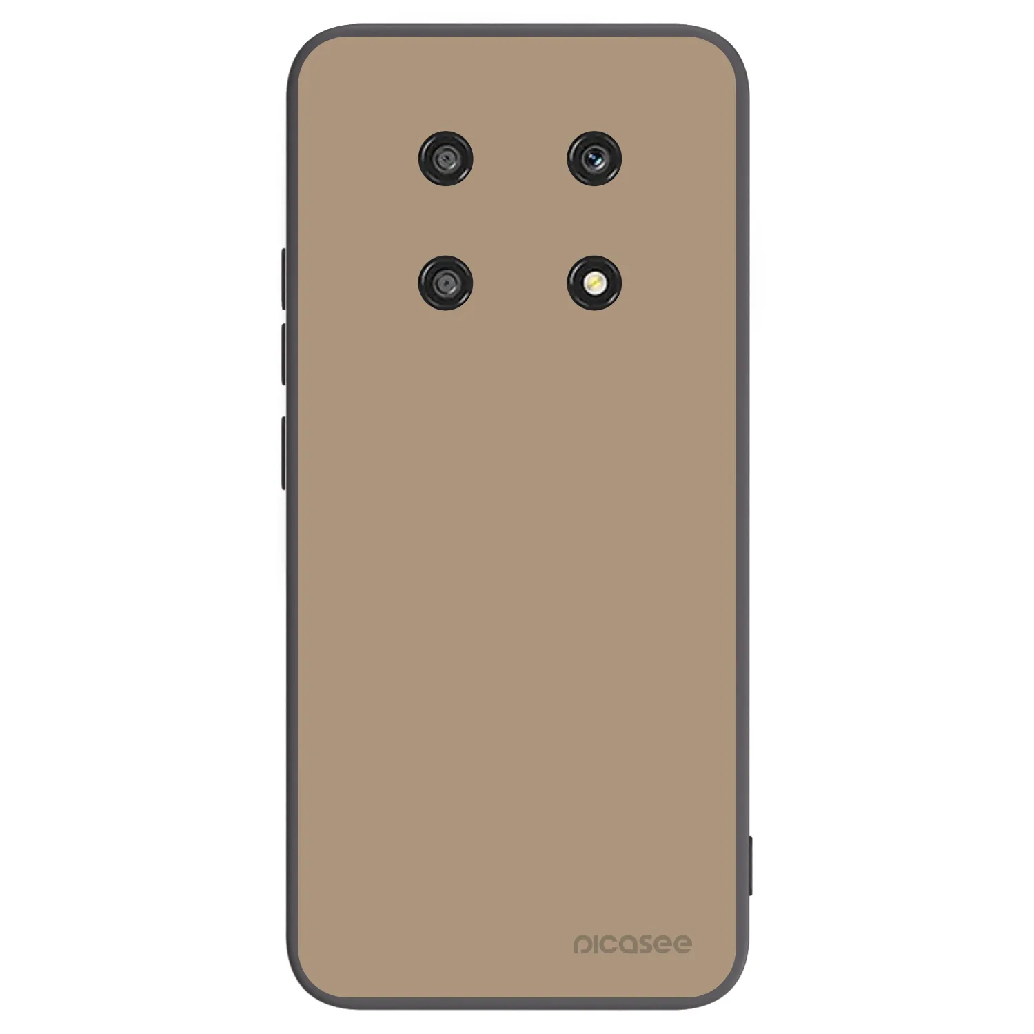 Picasee fekete szilikon tok az alábbi mobiltelefonokra Honor Magic4 Lite 5G - Soft Sand
