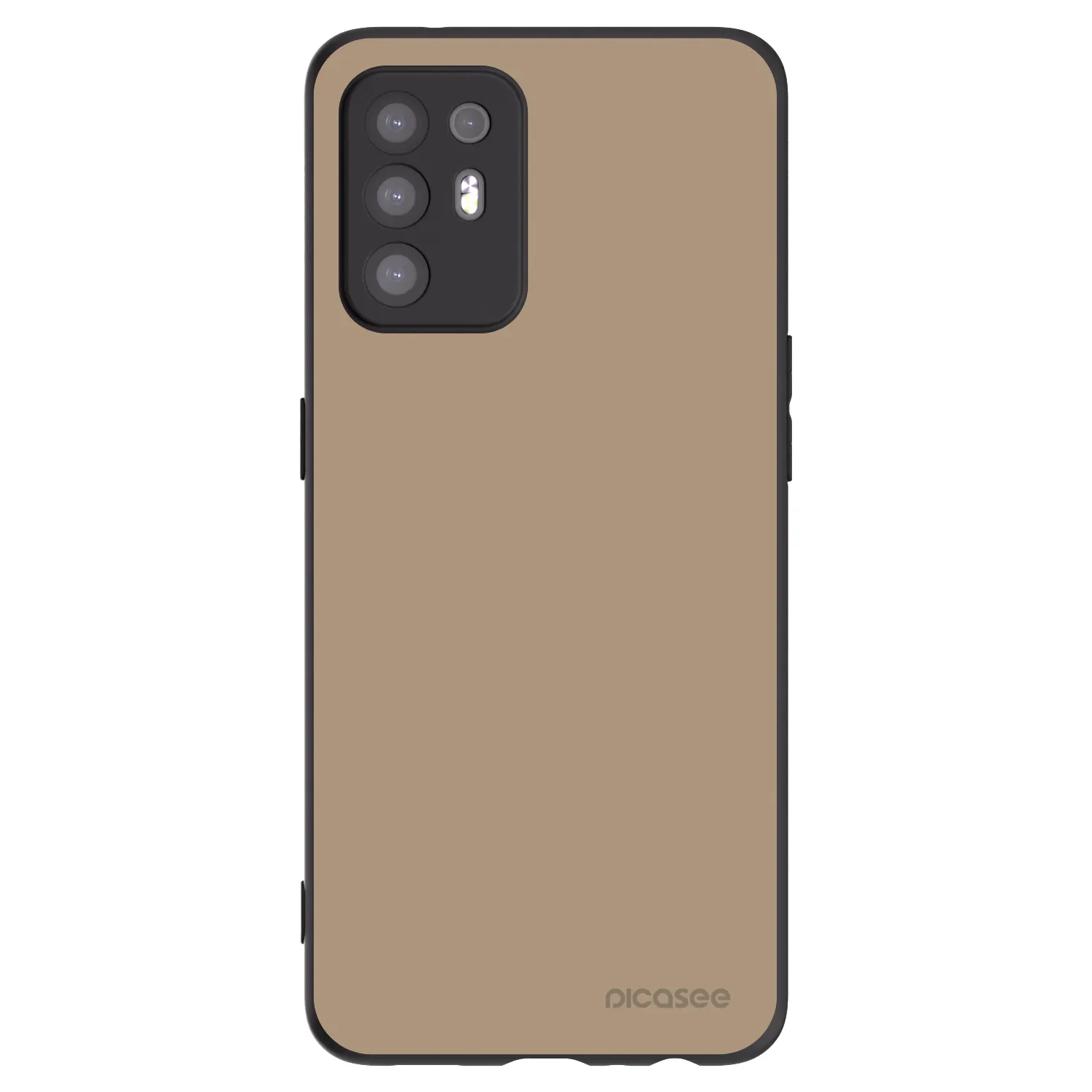 Picasee fekete szilikon tok az alábbi mobiltelefonokra OPPO A94 5G - Soft Sand