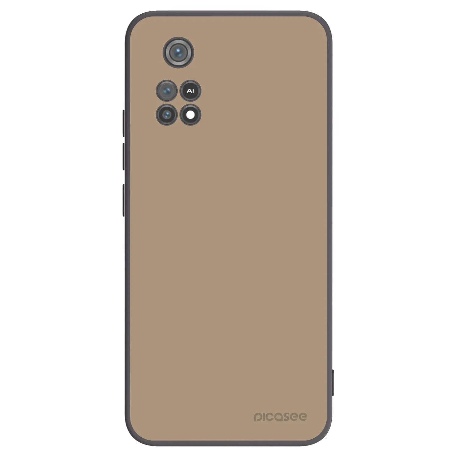 Picasee fekete szilikon tok az alábbi mobiltelefonokra Xiaomi Poco M4 Pro - Soft Sand