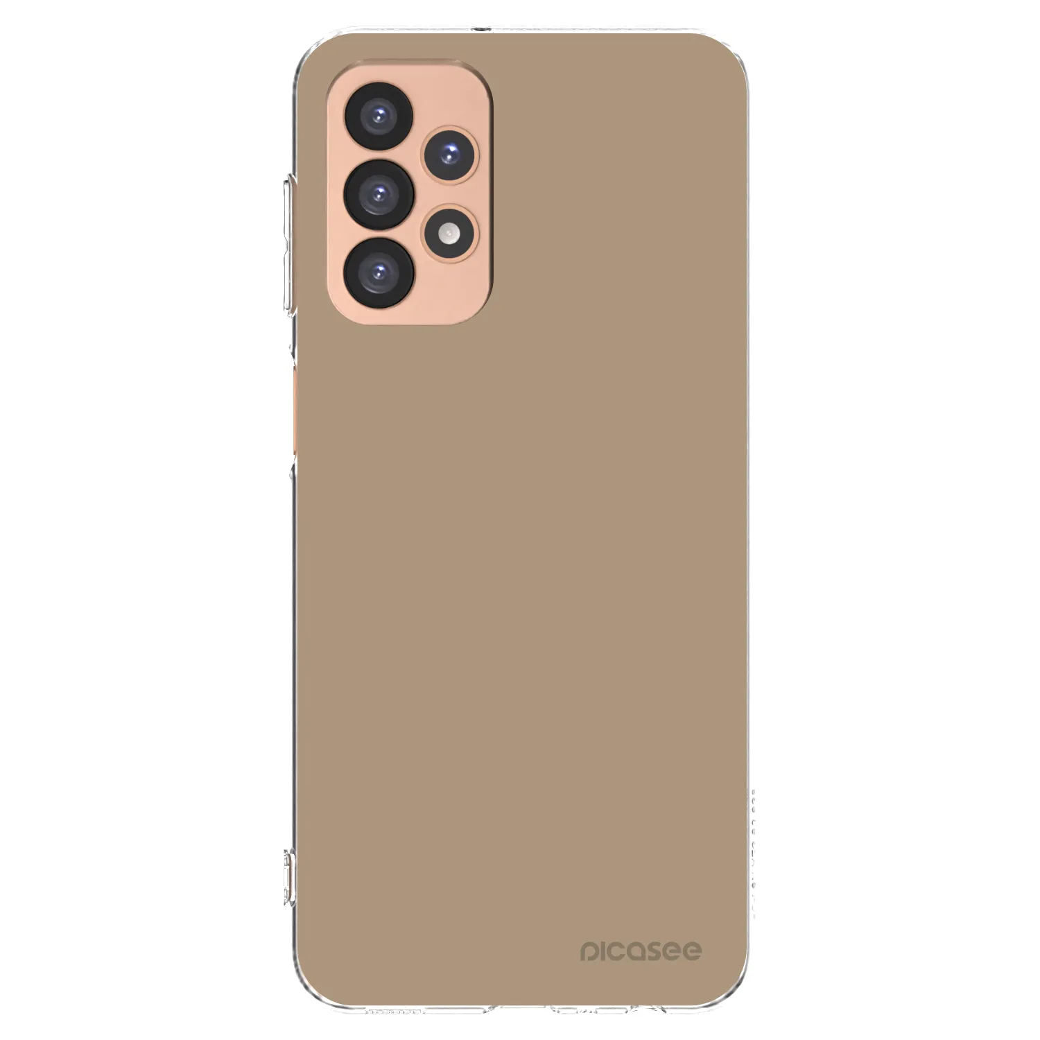 Picasee átlátszó szilikon tok az alábbi mobiltelefonokra Samsung Galaxy A23 A236B 5G - Soft Sand