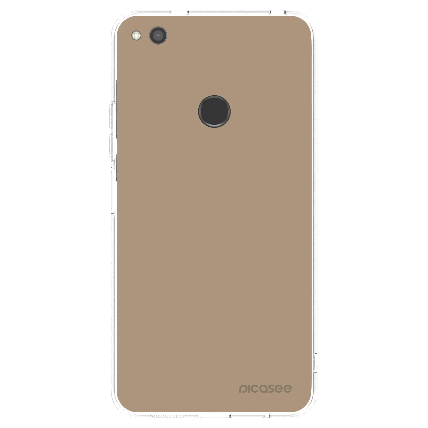 Picasee átlátszó szilikon tok az alábbi mobiltelefonokra Huawei P9 Lite 2017 - Soft Sand