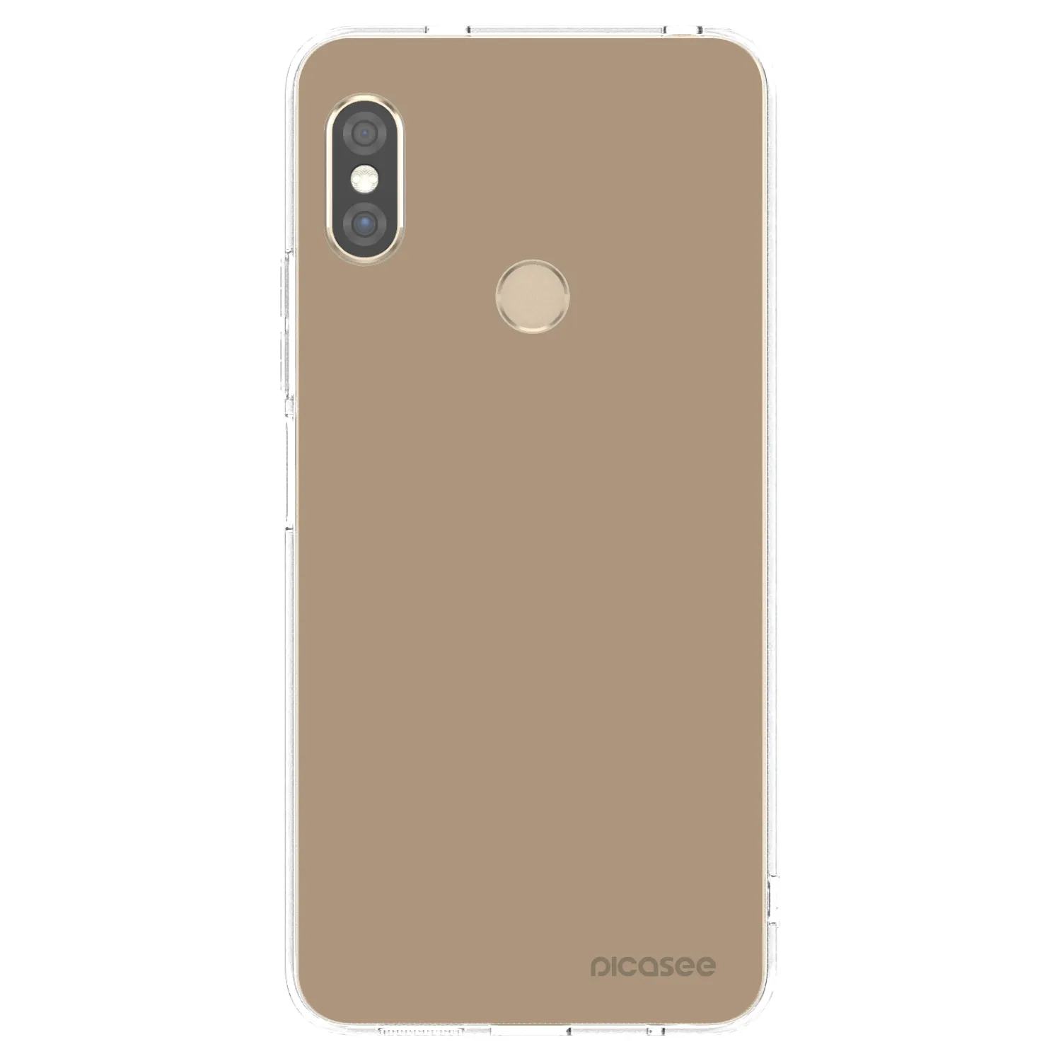 Picasee átlátszó szilikon tok az alábbi mobiltelefonokra Xiaomi Redmi Note 5 Global - Soft Sand