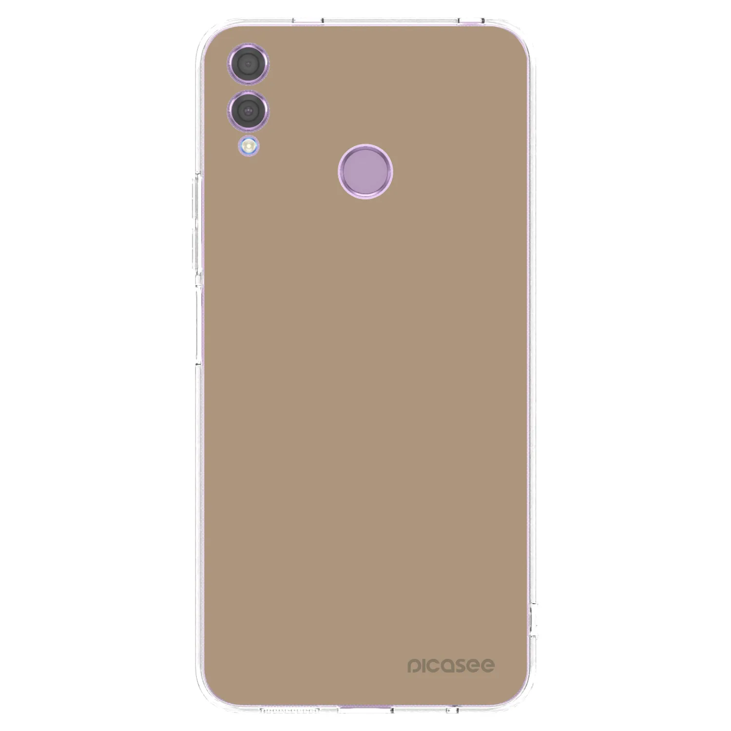 Picasee átlátszó szilikon tok az alábbi mobiltelefonokra Honor 8X - Soft Sand