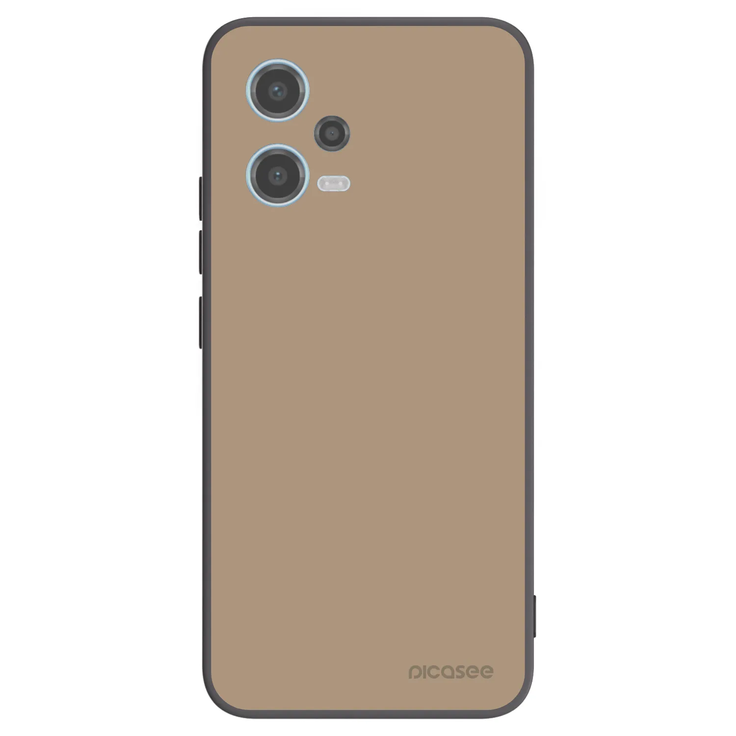 Picasee fekete szilikon tok az alábbi mobiltelefonokra Xiaomi Redmi Note 12 5G - Soft Sand