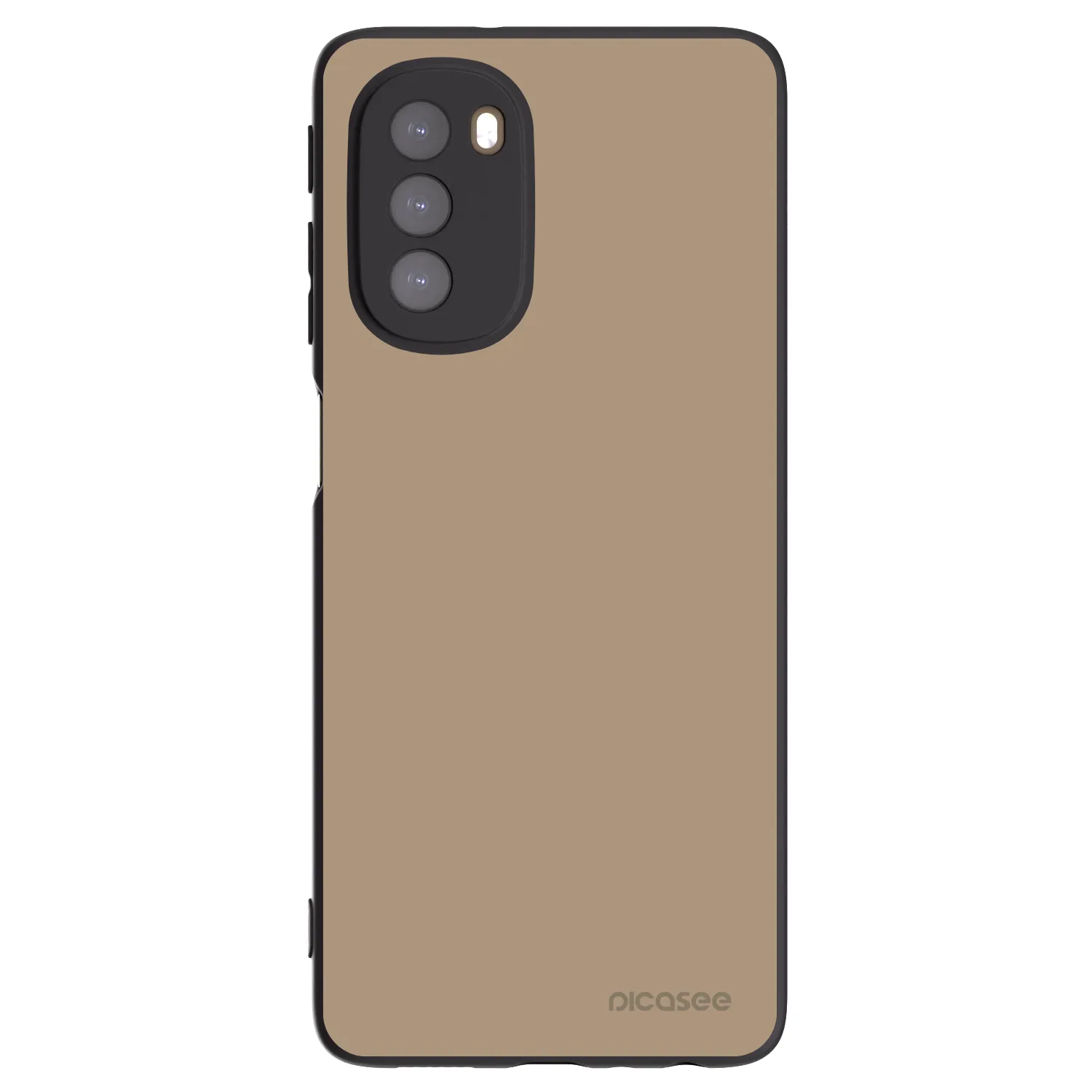 Picasee fekete szilikon tok az alábbi mobiltelefonokra Motorola Moto G51 - Soft Sand