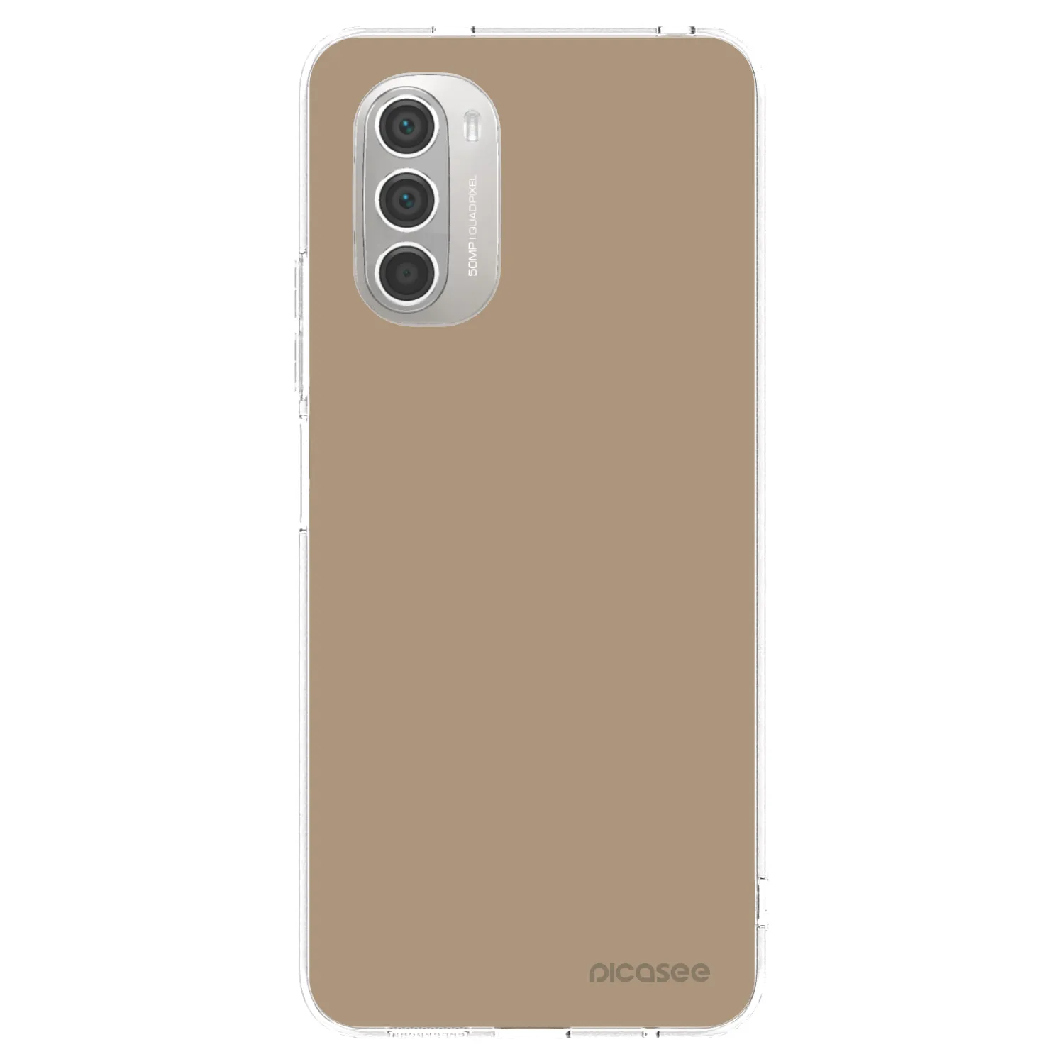 Picasee átlátszó szilikon tok az alábbi mobiltelefonokra Motorola Moto G51 - Soft Sand