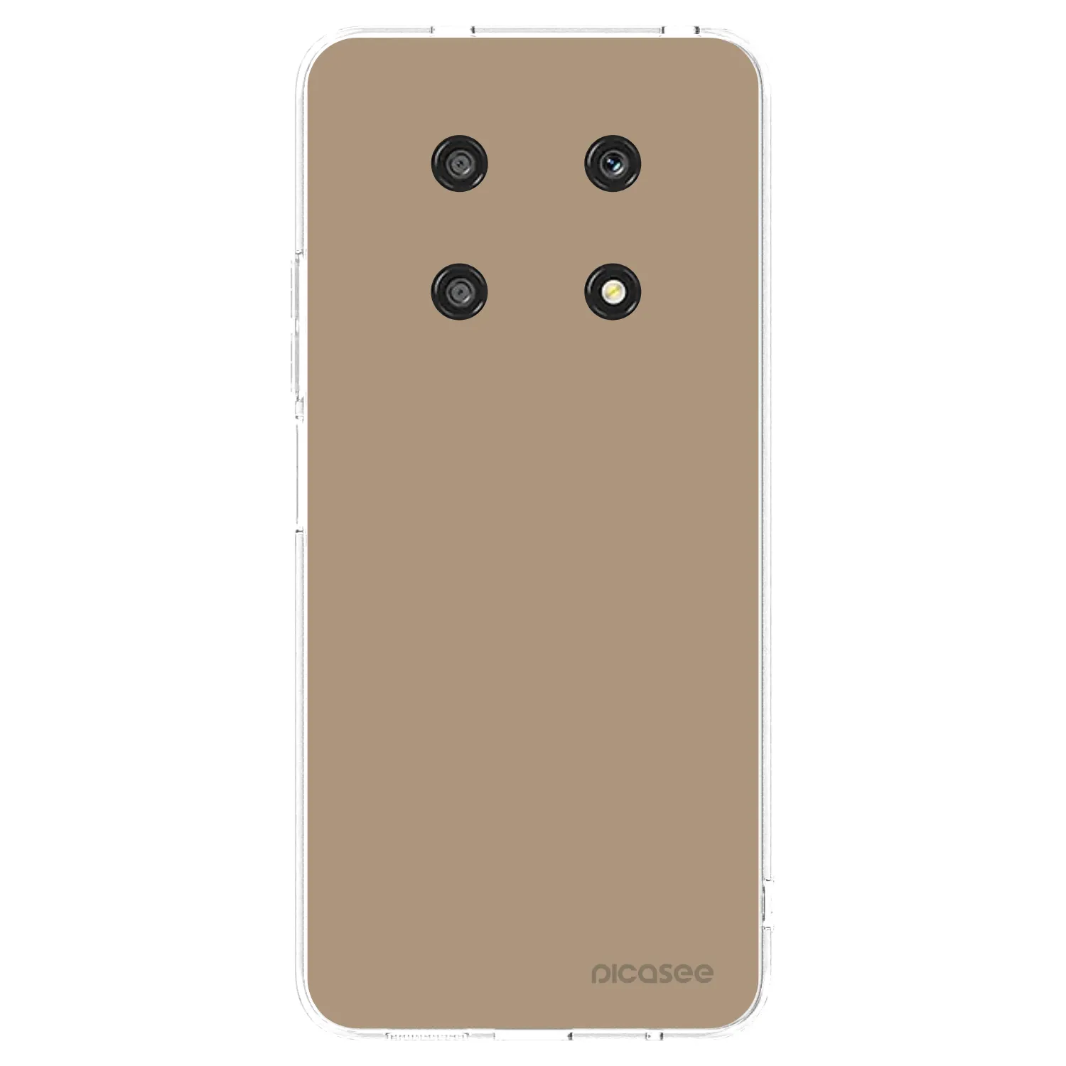 Picasee átlátszó szilikon tok az alábbi mobiltelefonokra Honor Magic4 Lite 5G - Soft Sand